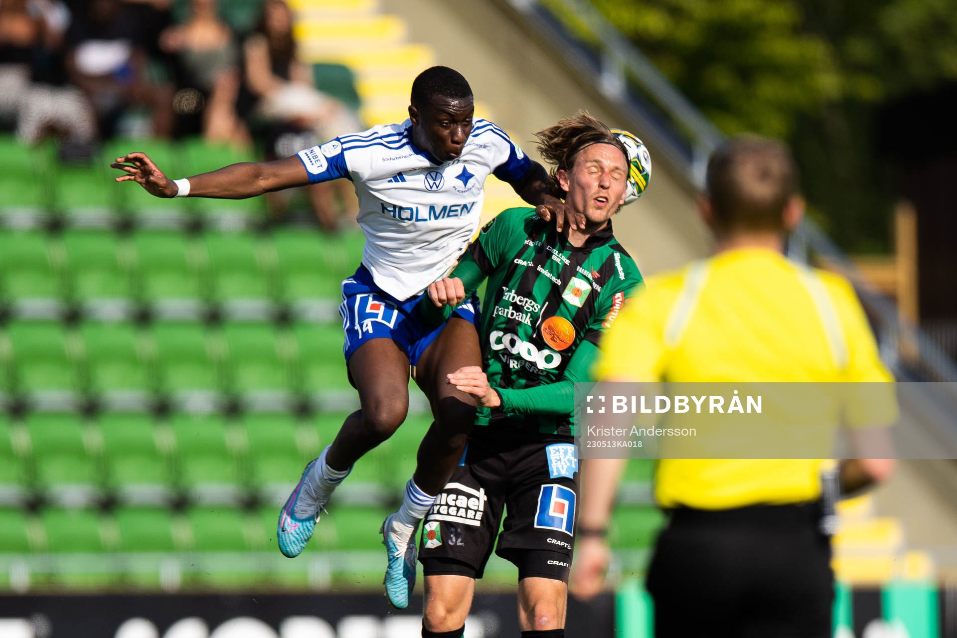 IFK Norrköpings Yahya Kalley och Varbergs Joakim Lindner