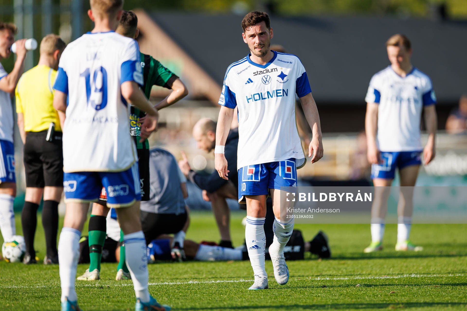IFK Norrköpings Vito Hammershöy-Mistrati deppar