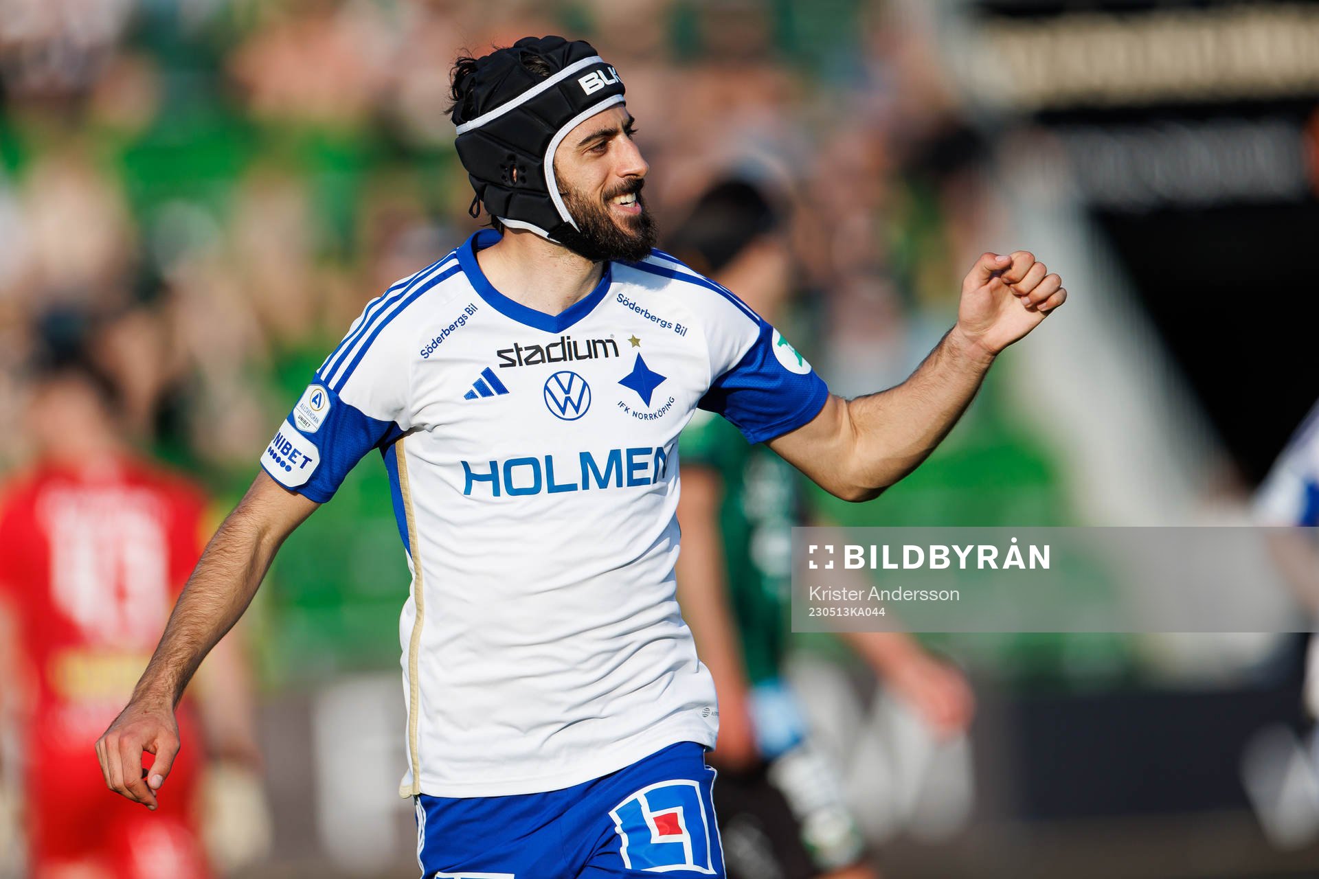 IFK Norrköpings Kristoffer Khazeni jublar