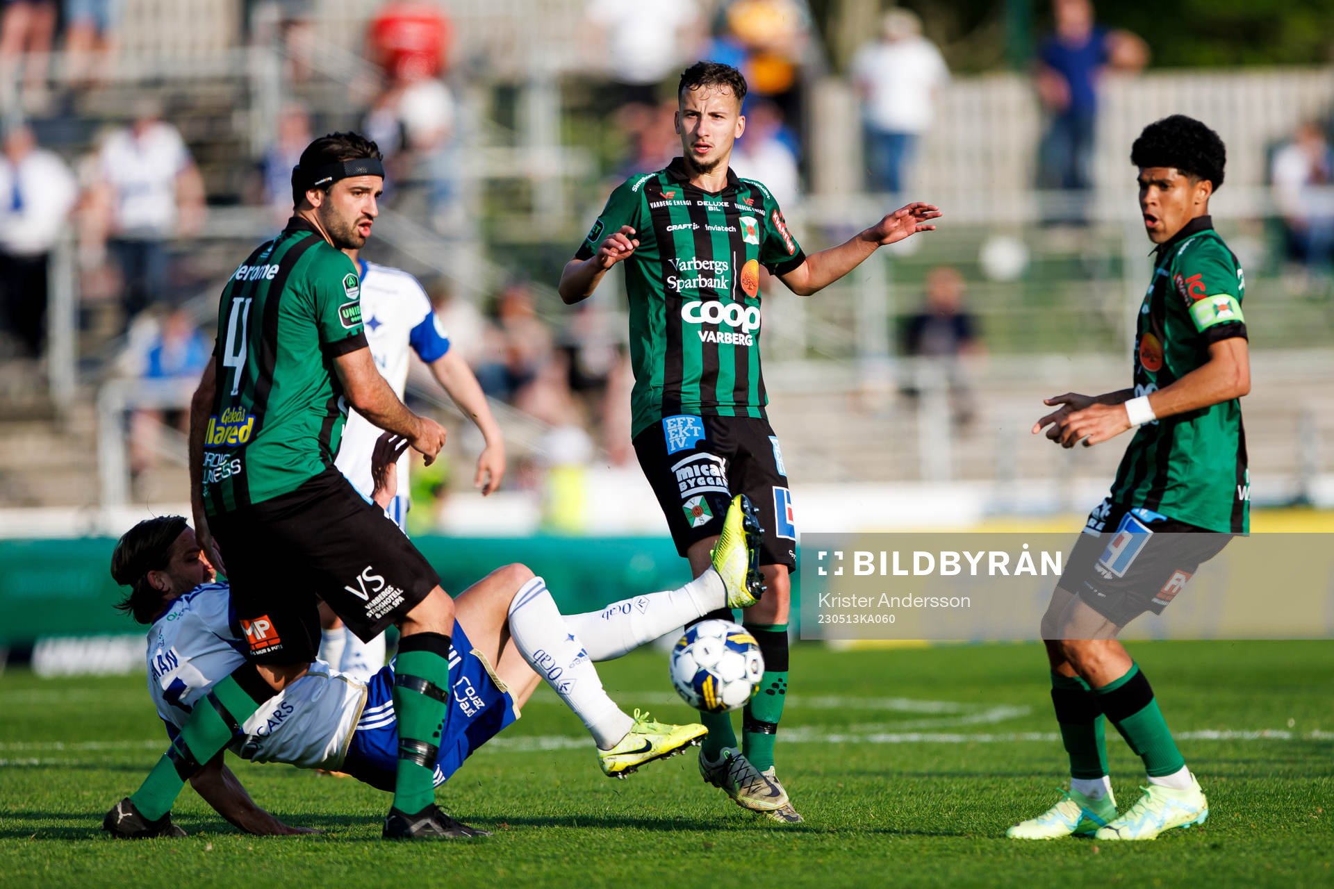 Varbergs Oliver Stanisic, Yassine El Ouatki och Luke Le Roux