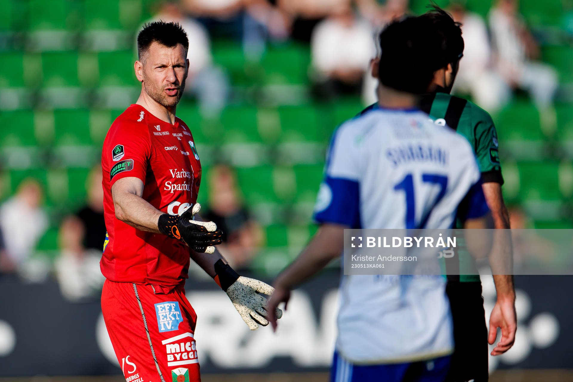 Varbergs målvakt Stojan Lukic