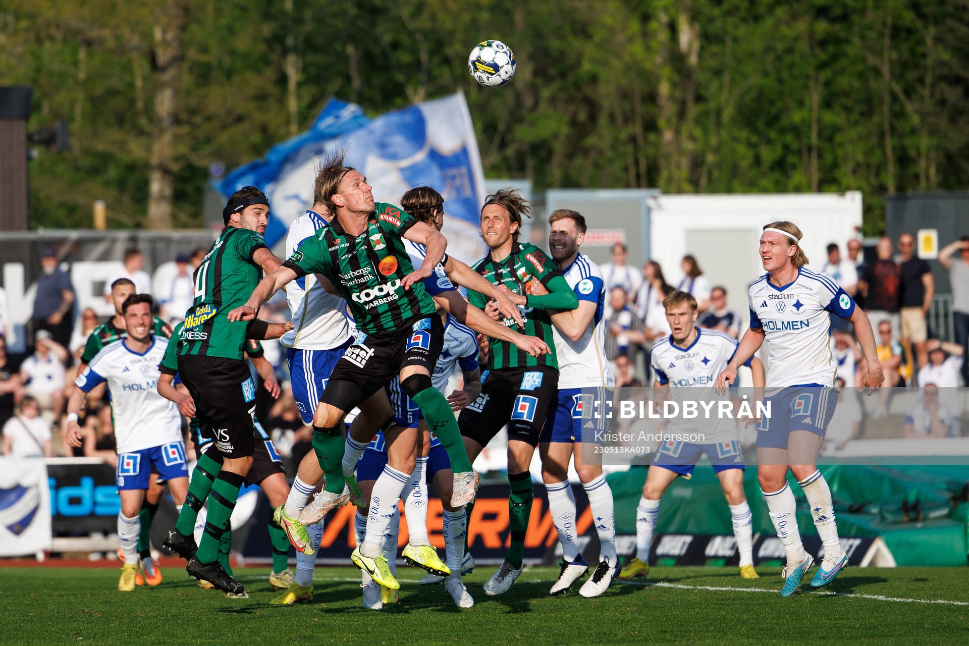 Varbergs Oliver Stanisic, Hampus Zackrisson och Joakim
