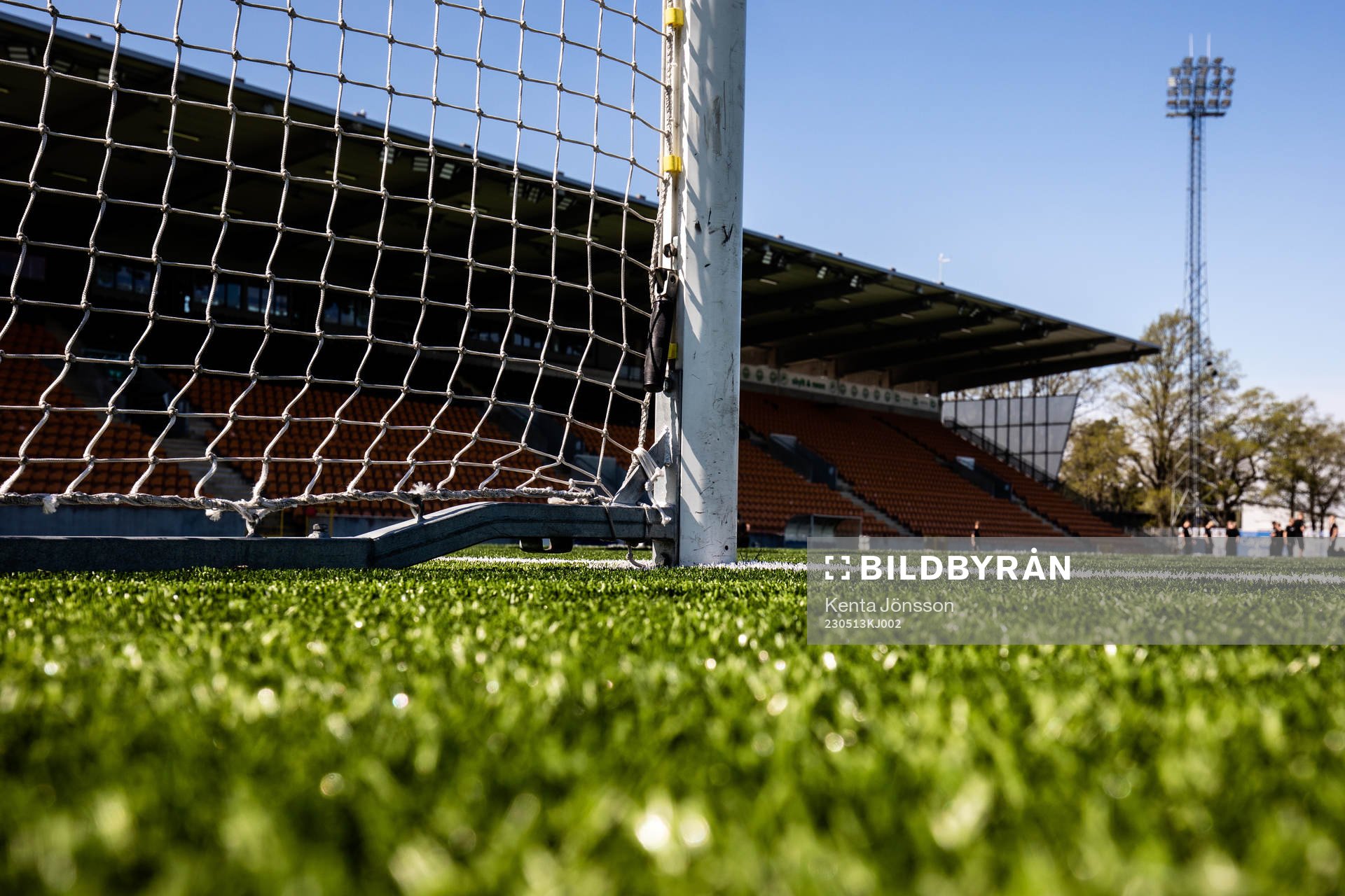 Hitachi Energy Arena inför fotbollsmatchen i Superettan mellan Västerås SK och Landskrona den 13 maj 2023 i Västerås. 