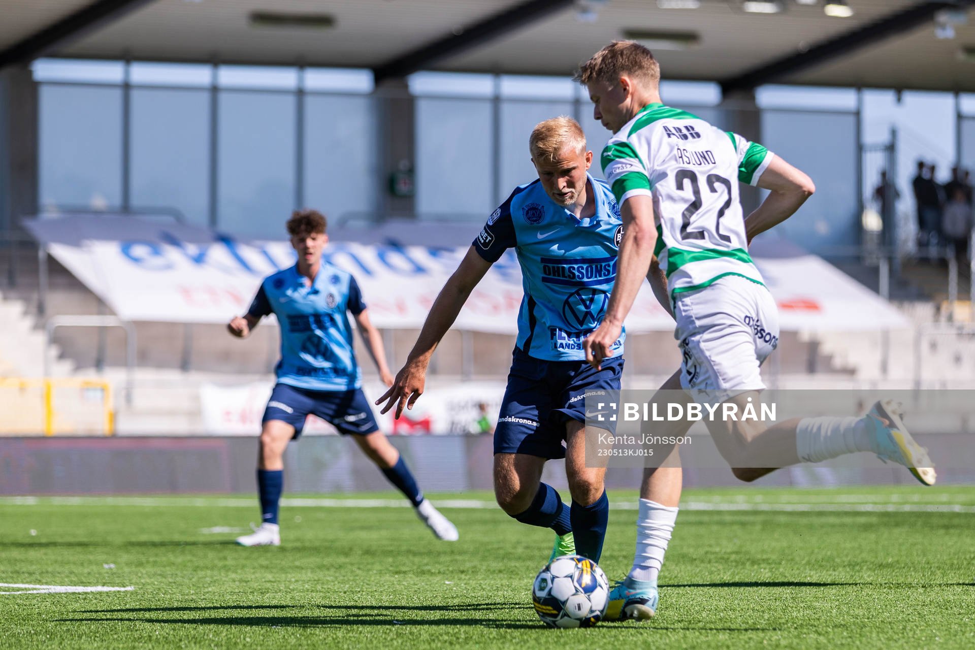Landskronas Johan Rapp och Västerås SKs Patric Åslund