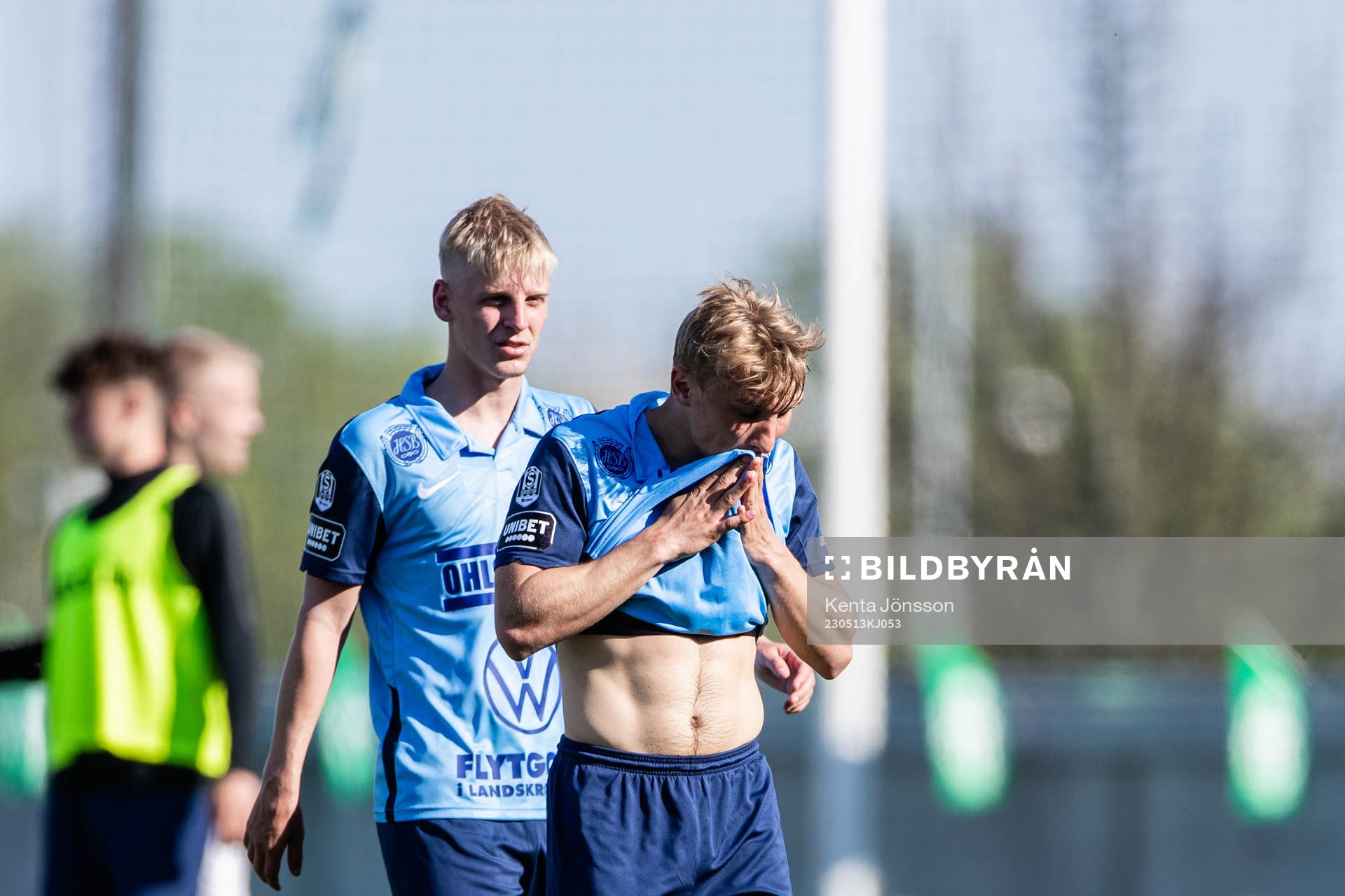 Landskronas Emil Lindman och Edvin Dahlqvist deppar