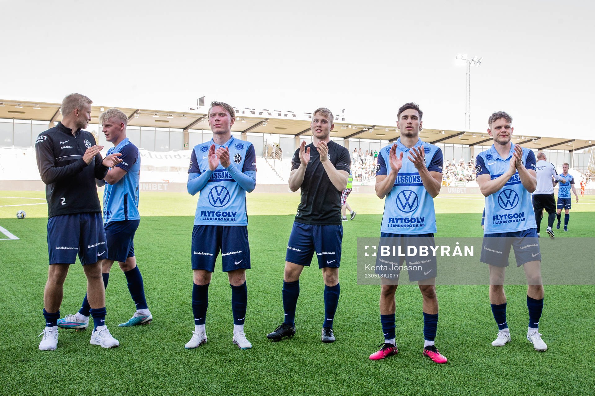Landskronas Johan Rapp, Emil Lindman, Adam Egnell, Jesper