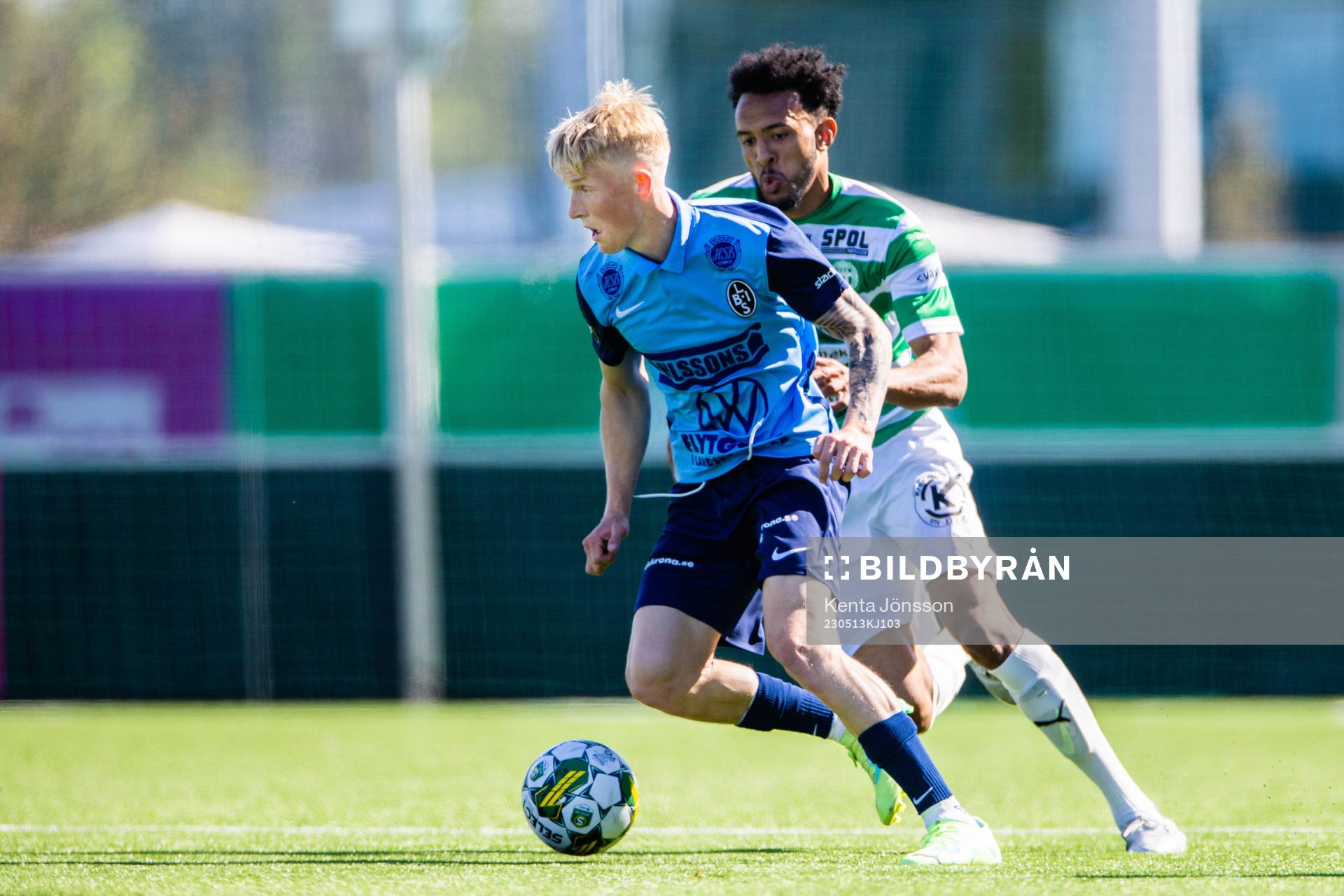 Landskronas Melker Widell och Västerås SKs Alex Douglas
