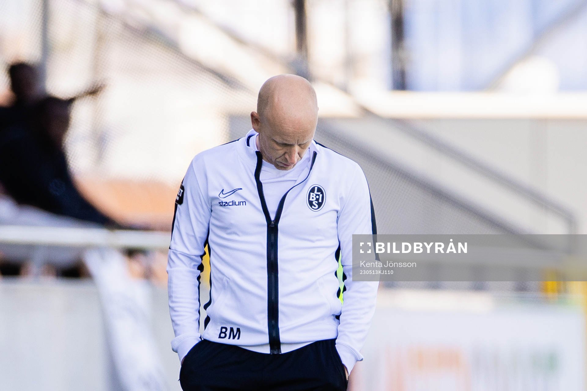 Landskronas tränare Billy Magnusson deppar