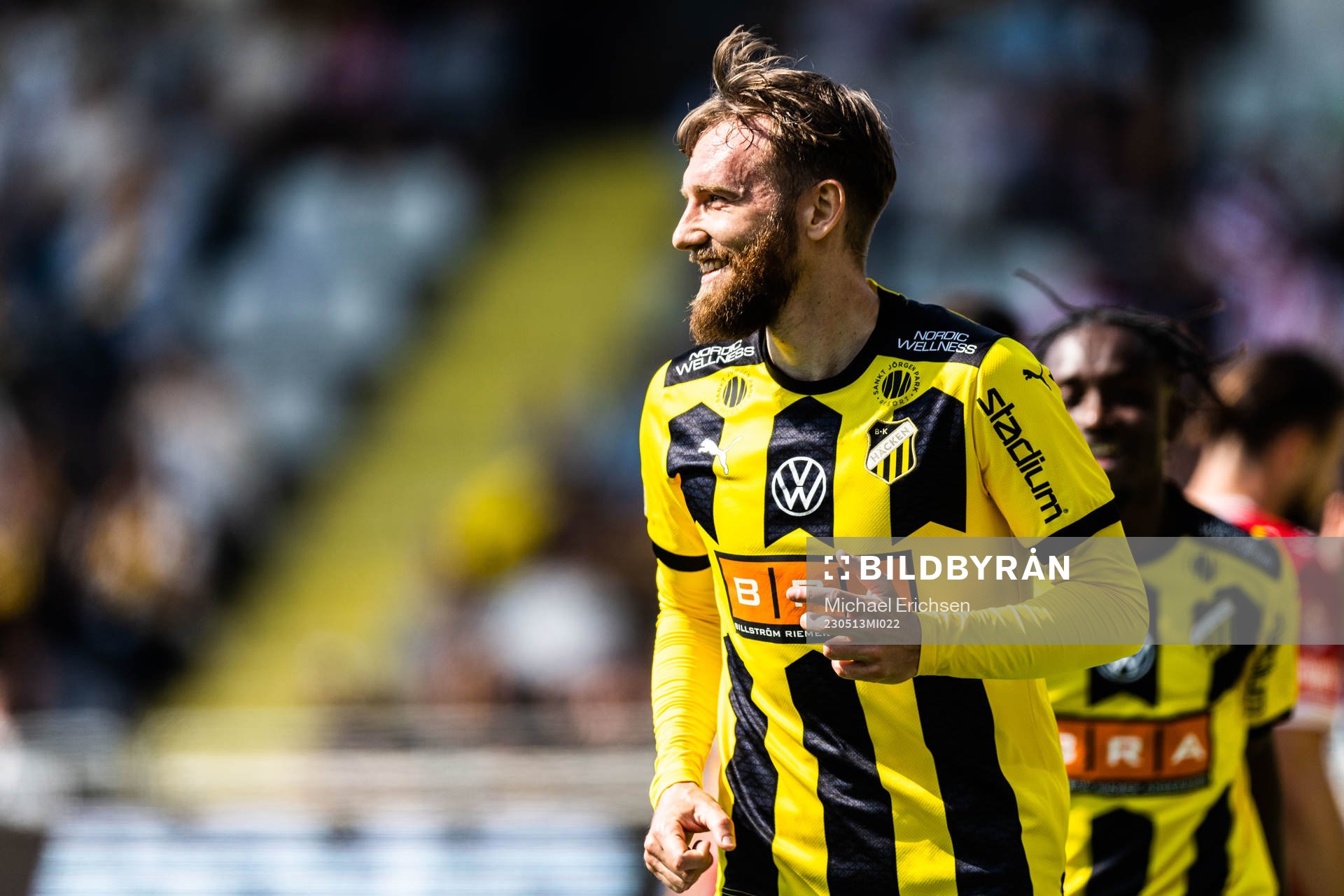 Häckens Simon Sandberg jublar