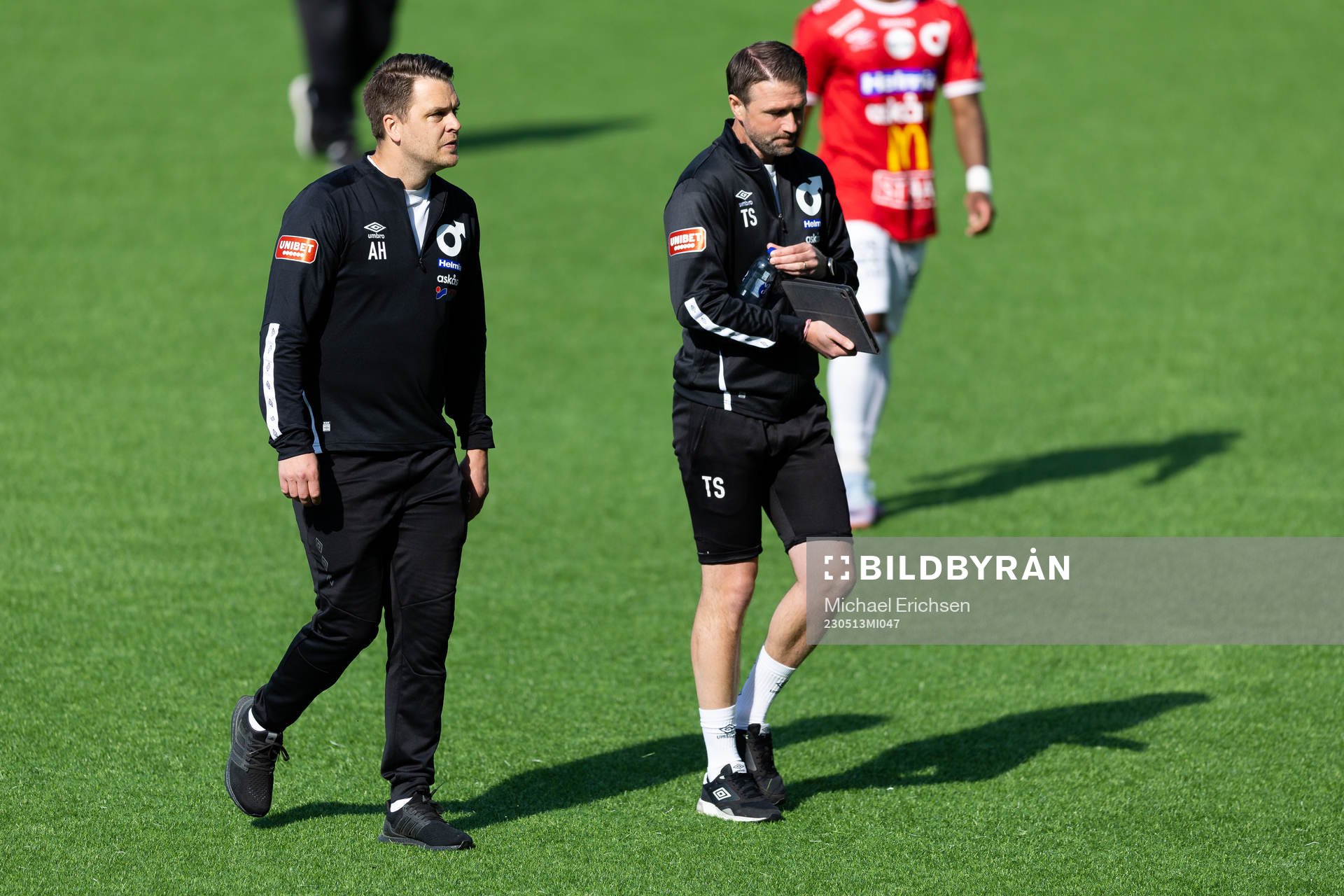 Degerfors tränare Andreas Holmberg och tränare Tobias