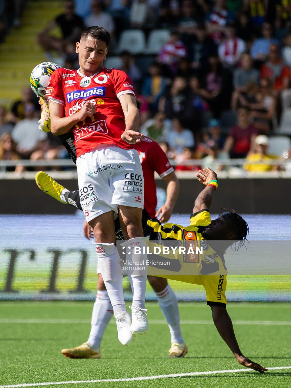 Degerfors Seid Korac och Häckens Ibrahim Sadiq