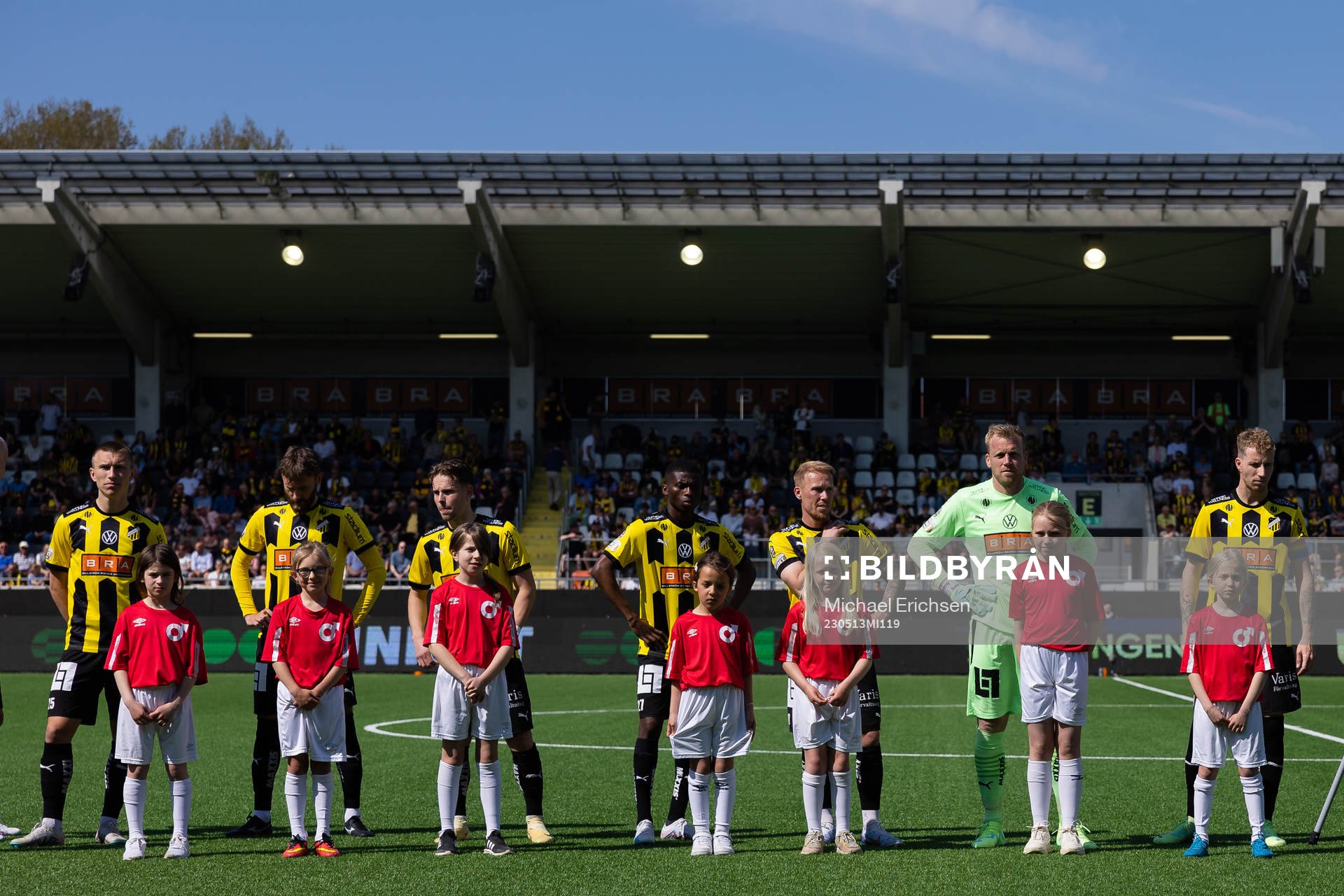 Häckens spelare på line up