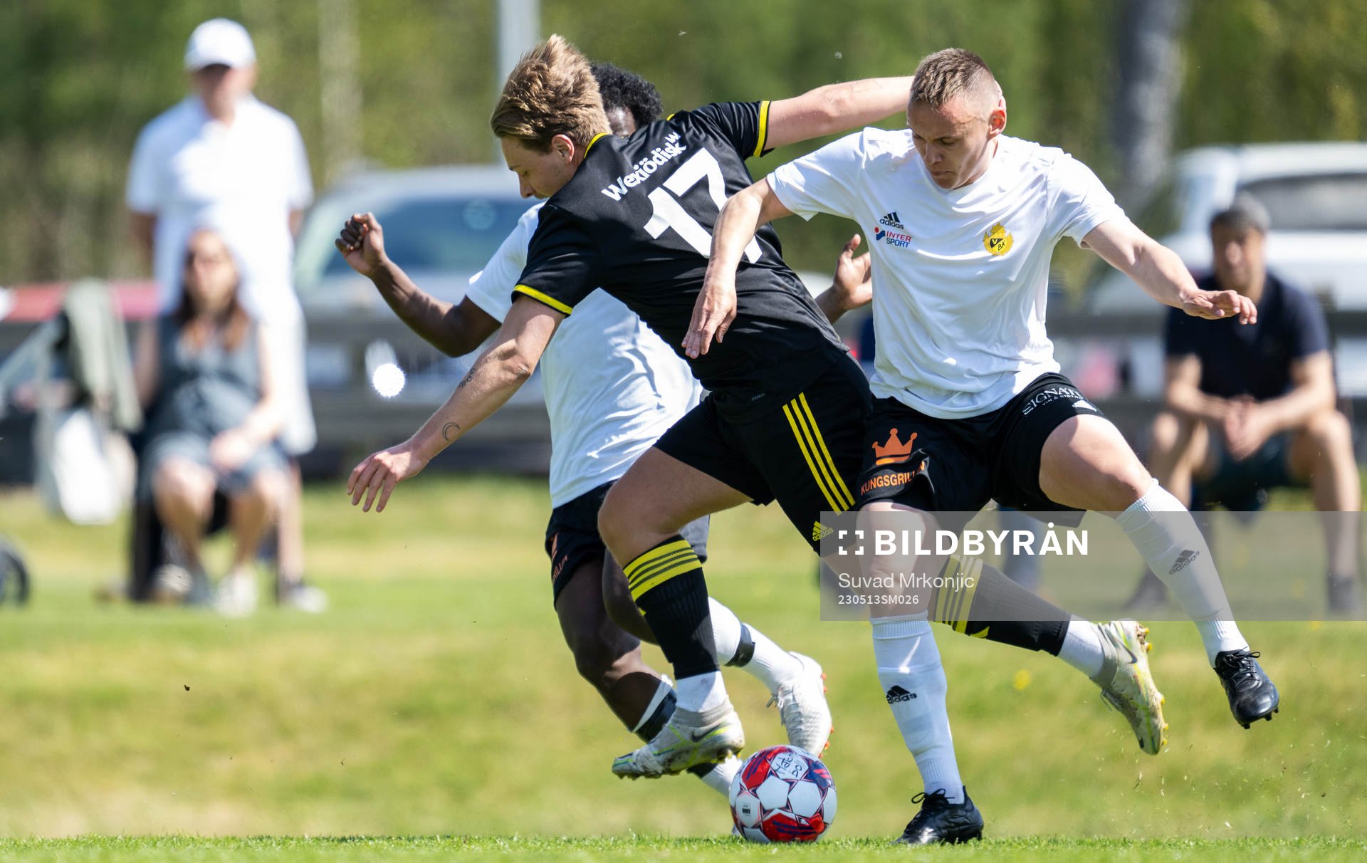 Växjö Norras Jacob Croby Edh och Växjö BKs Johan Sand