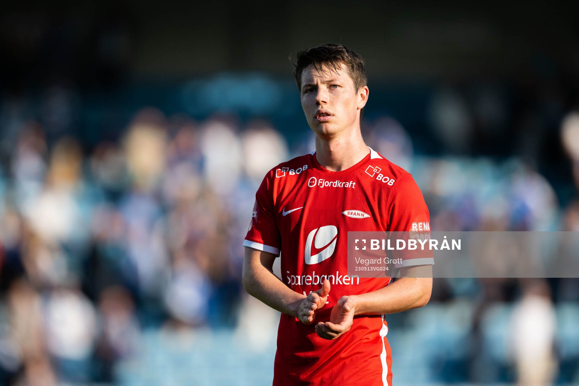 Mathias Rasmussen of Brann looks dejected