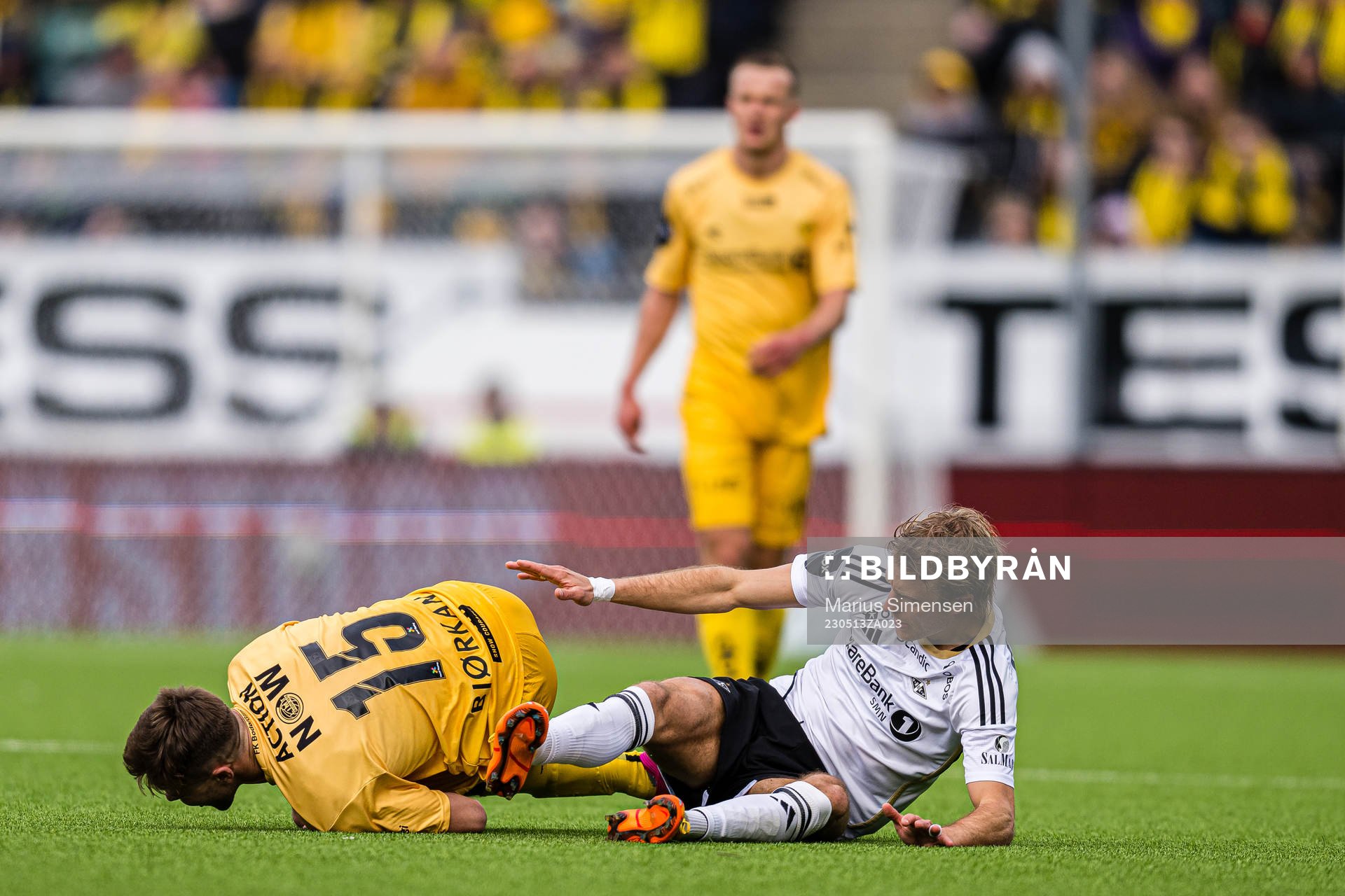 Fredrik Bjørkan of Bodø/Glimt and Per Ciljan Skjelbred of