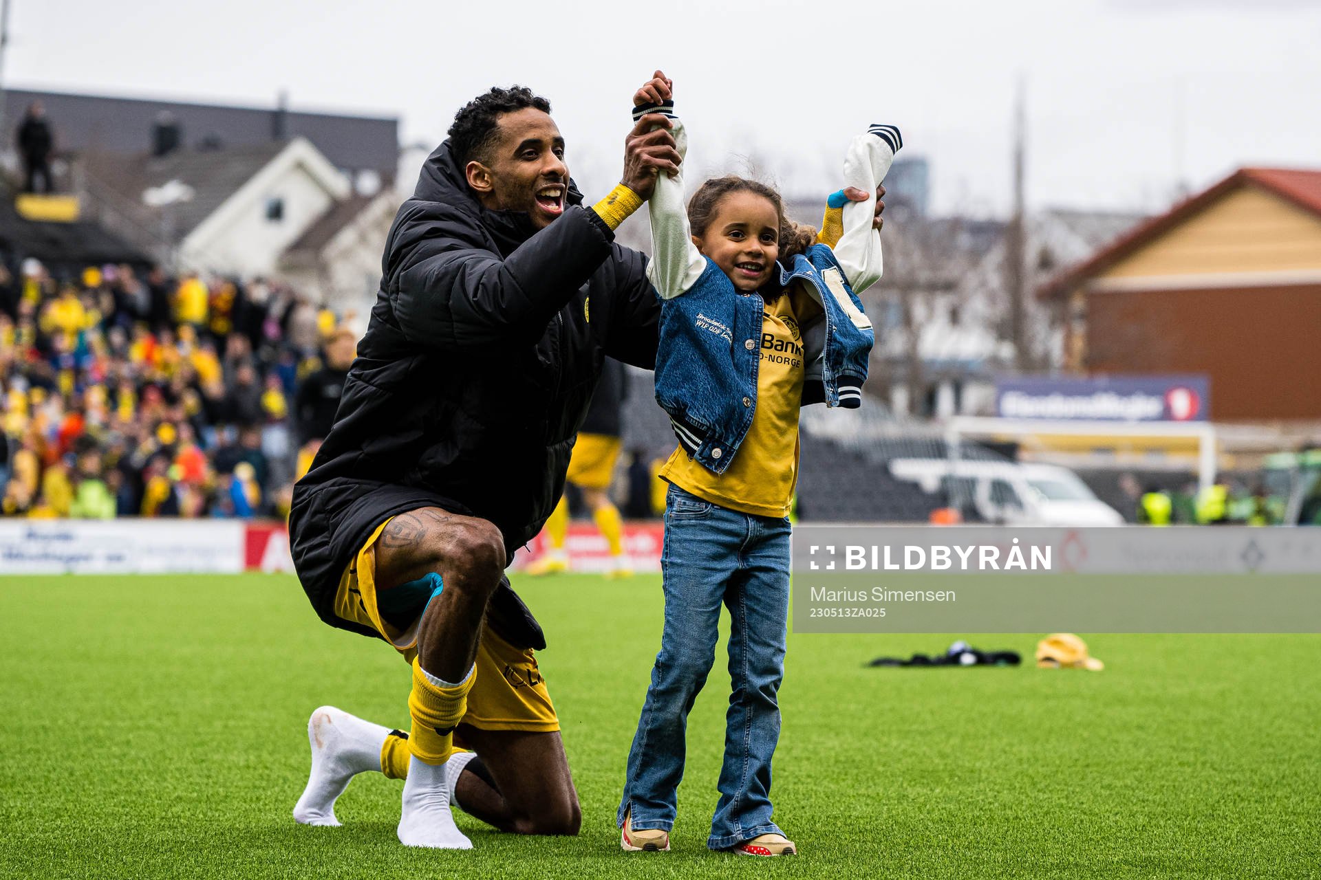 Amahl Pellegrino of Bodø/Glimt celebrates