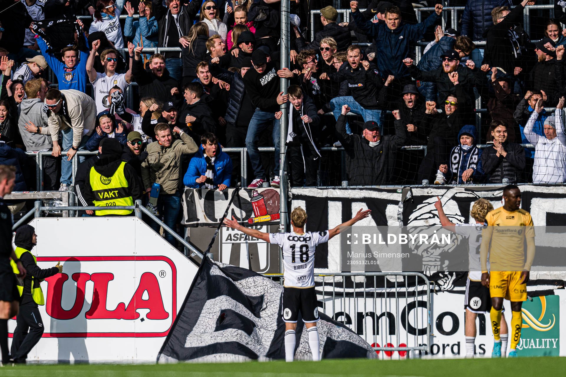 Morten Bjørlo of Rosenborg celebrates