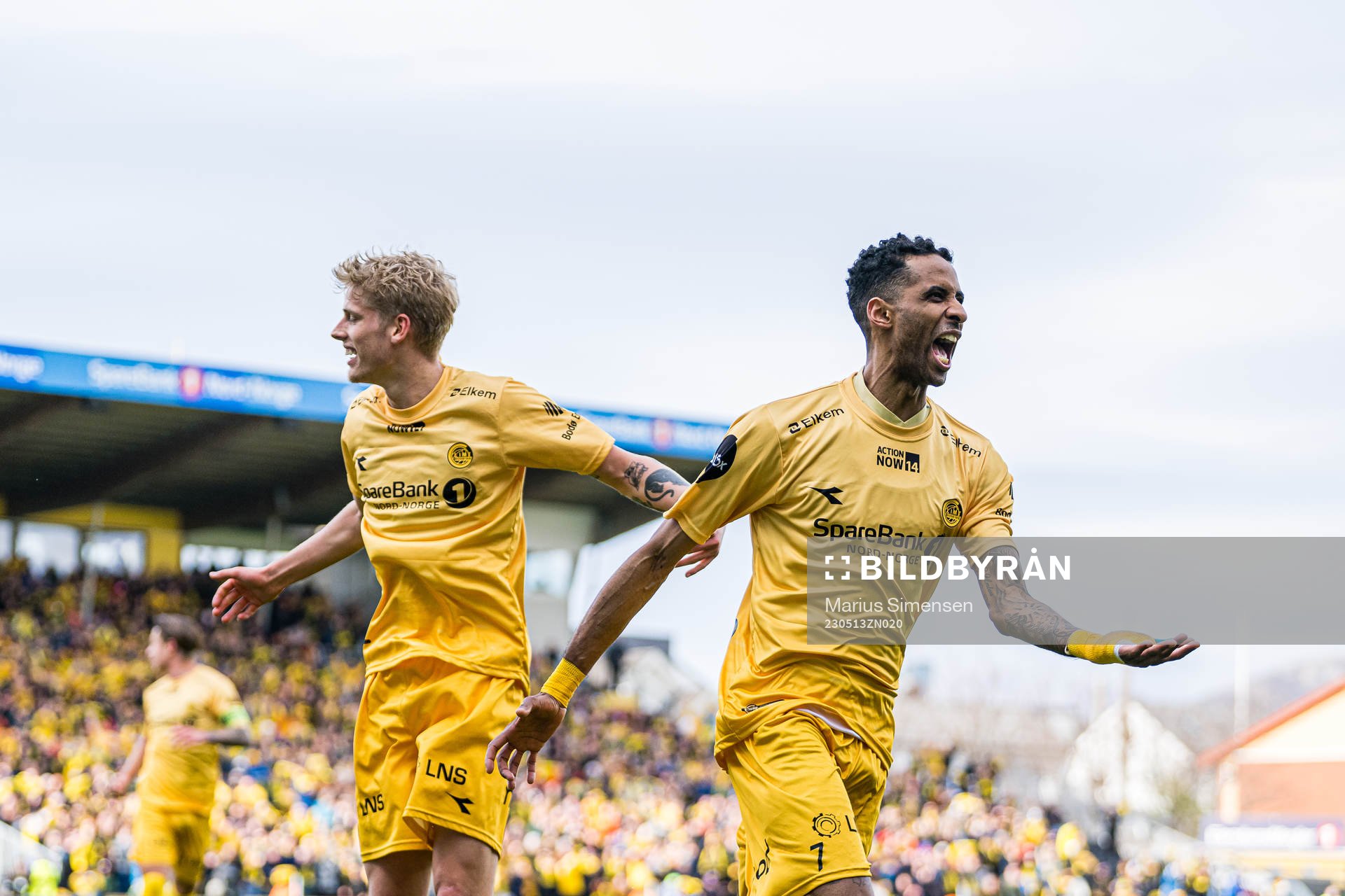 Albert Grønbæk and Amahl Pellegrino of Bodø/Glimt