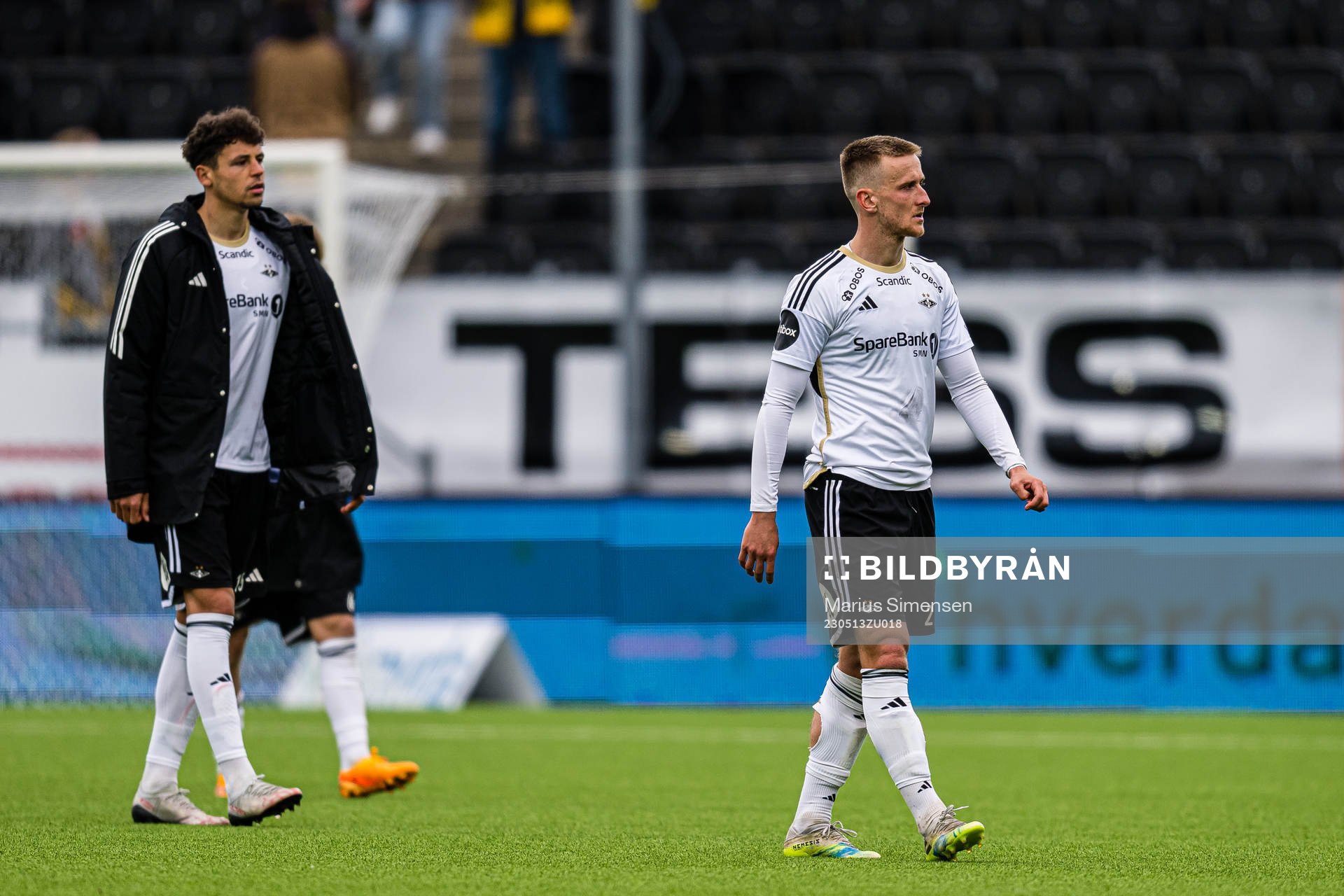 Erlend Dahl Reitan of Rosenborg looks dejected