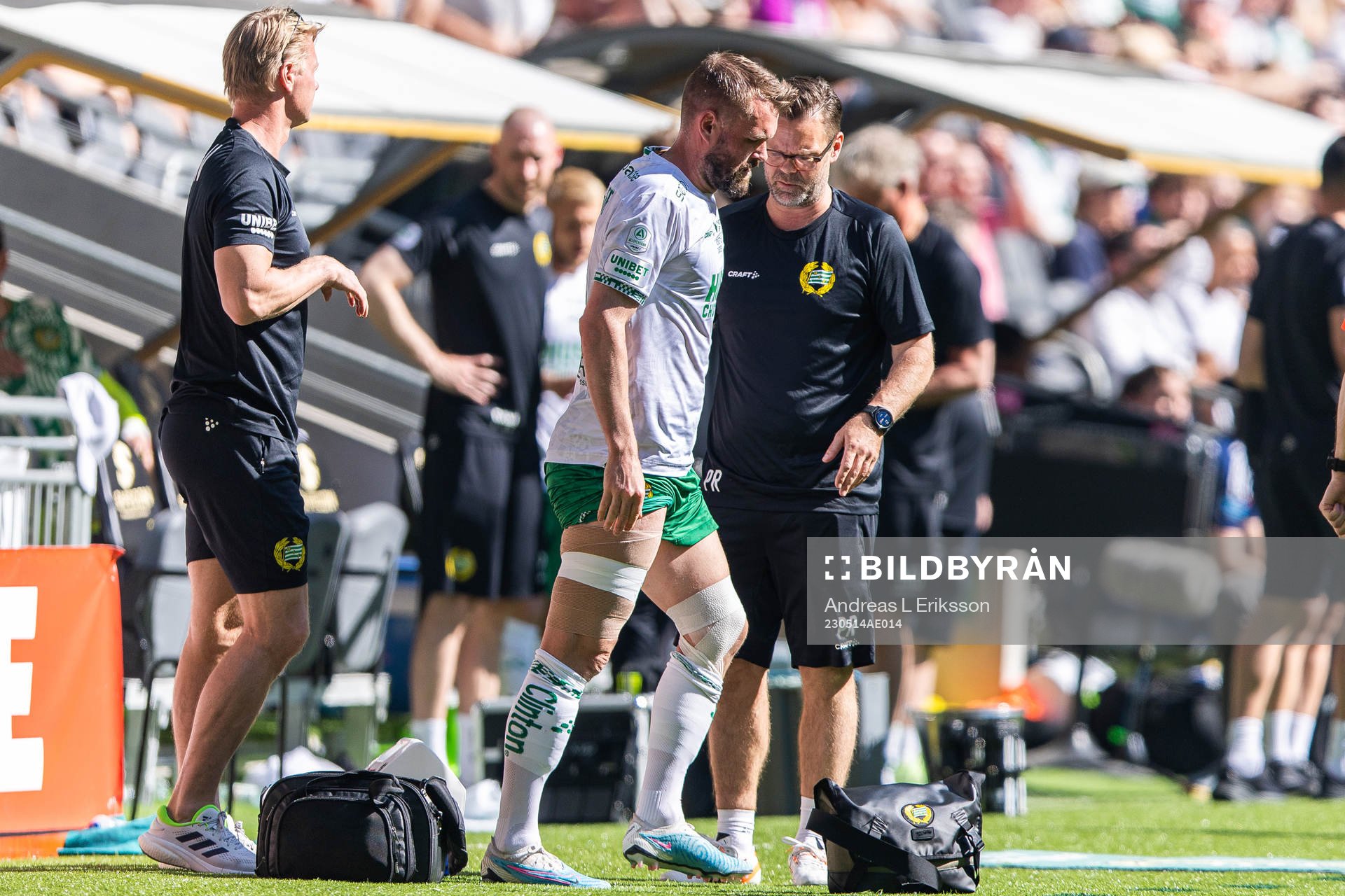 Hammarbys Mads Fenger Nielsen skadad