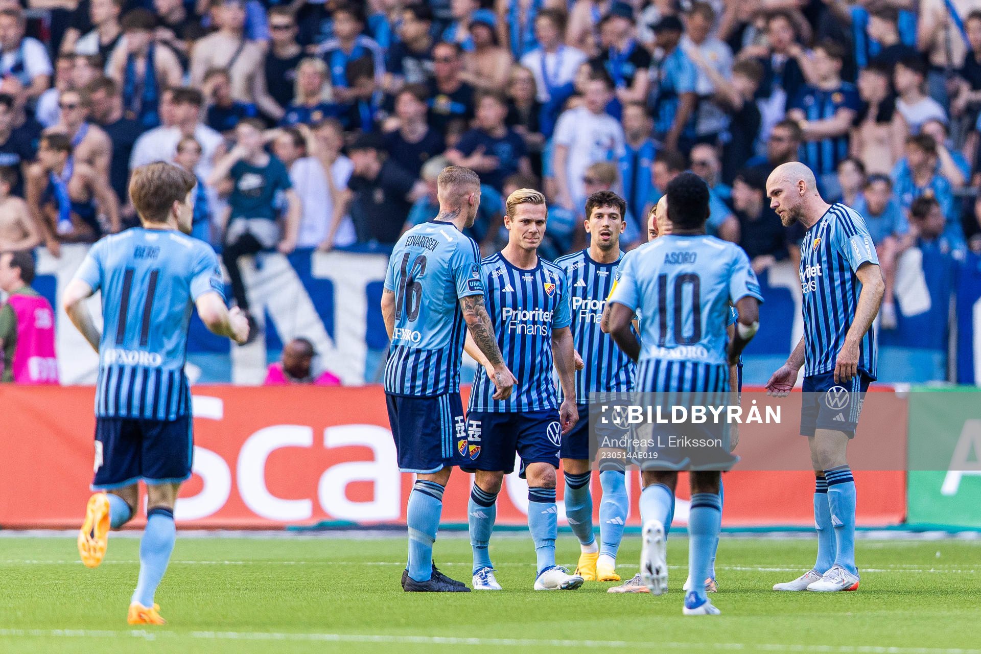 Djurgårdens spelare deppar