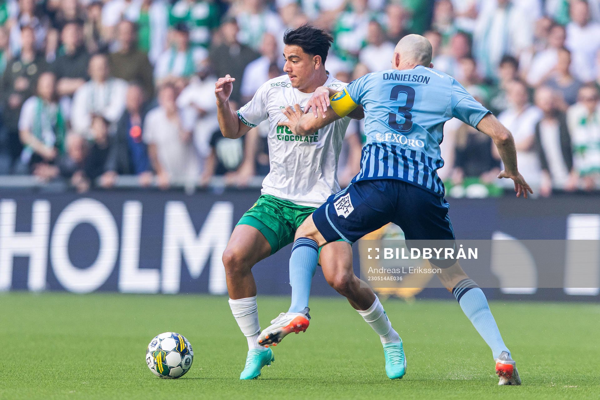 Hammarbys Jusef Erabi och Djurgårdens Marcus Danielson