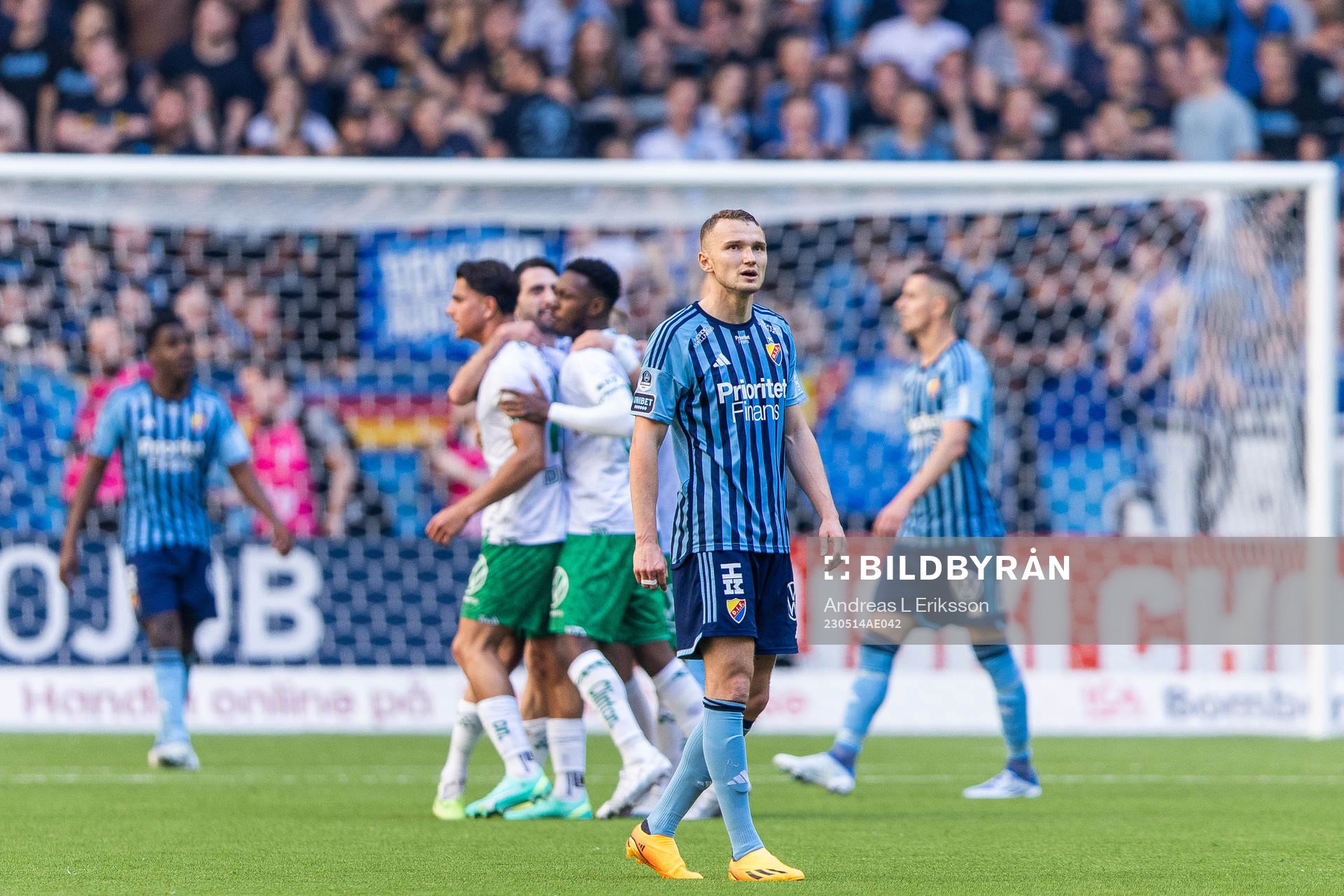 Djurgårdens Piotr Johansson deppar