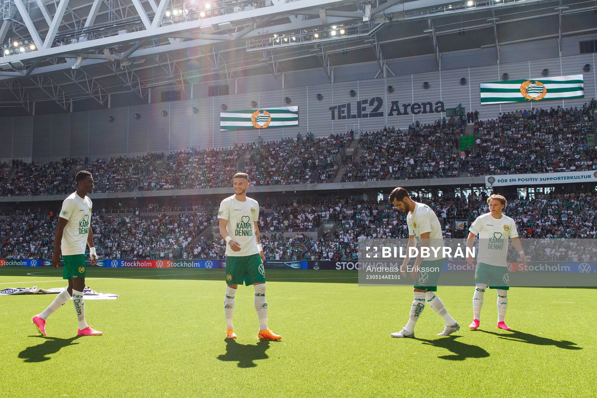 Hammarbys Nathaniel Adjei, Viktor Djukanovic, Adi Nalic och