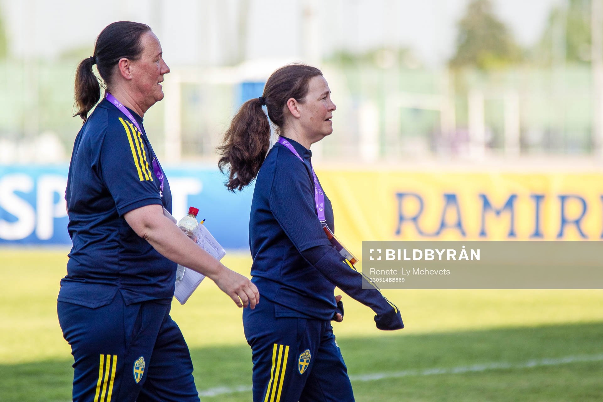 Head coach Lotta Hellenberg of Sweden