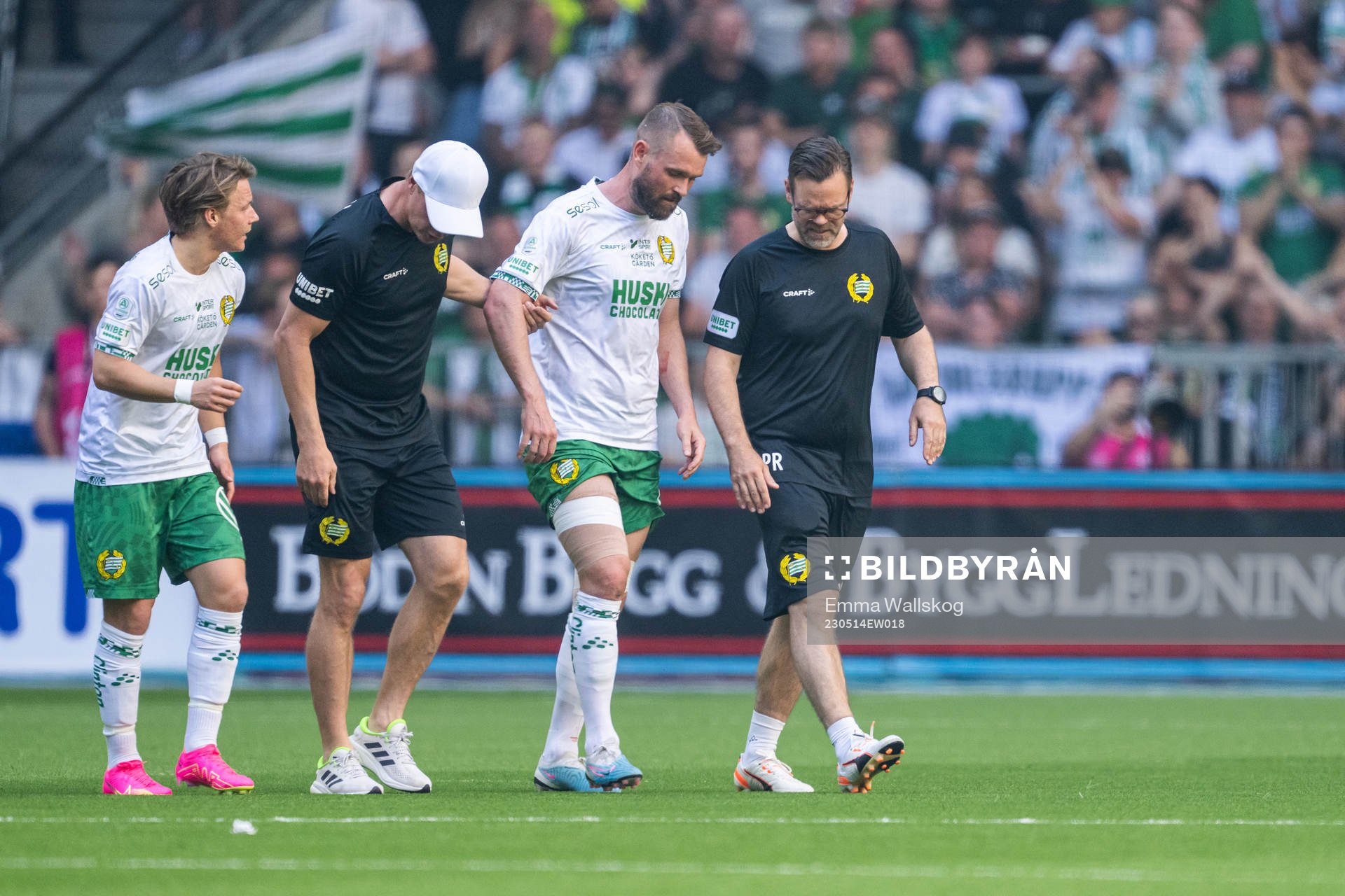 Hammarbys Mads Fenger Nielsen utgår skadad