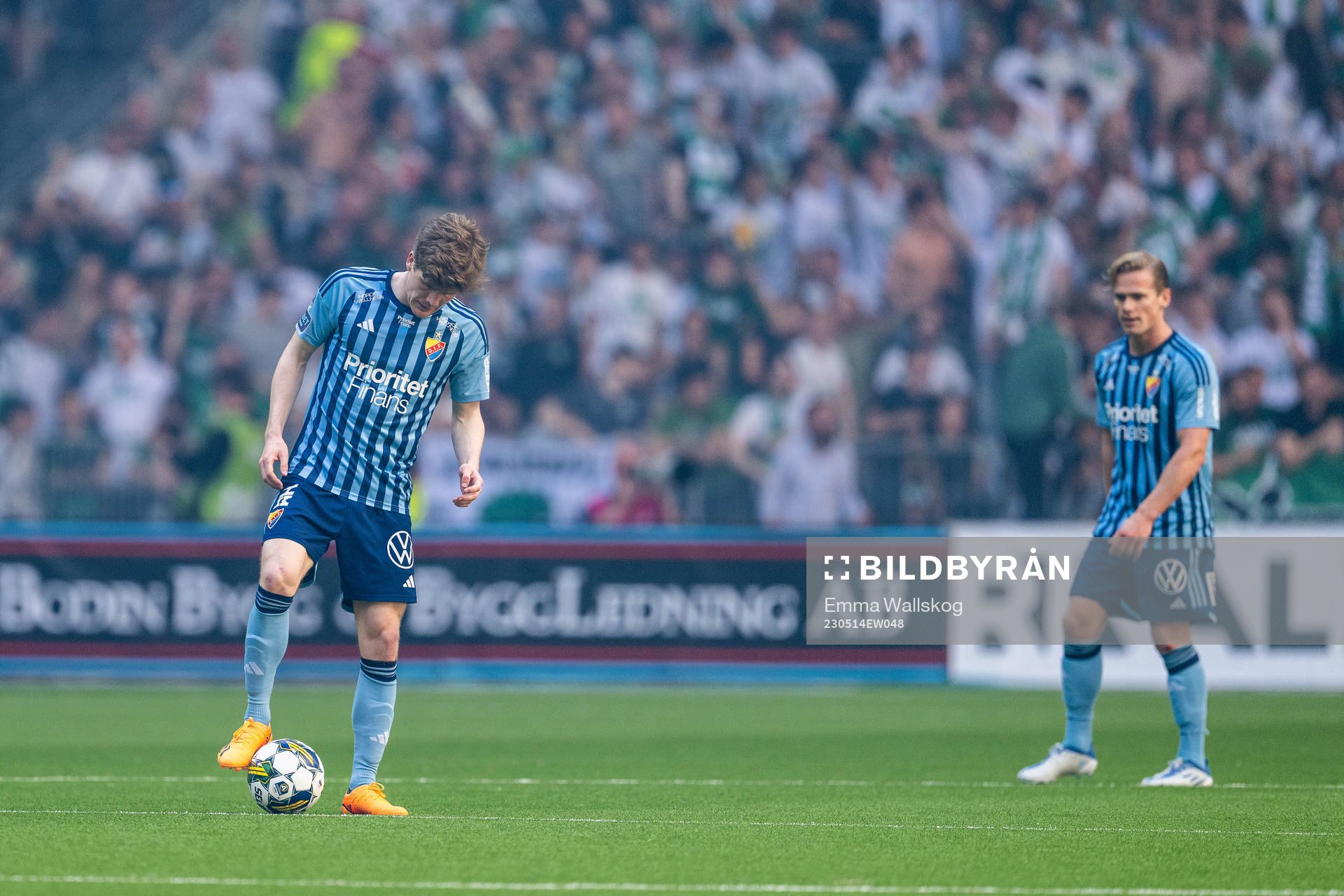 Djurgårdens Oliver Berg deppar
