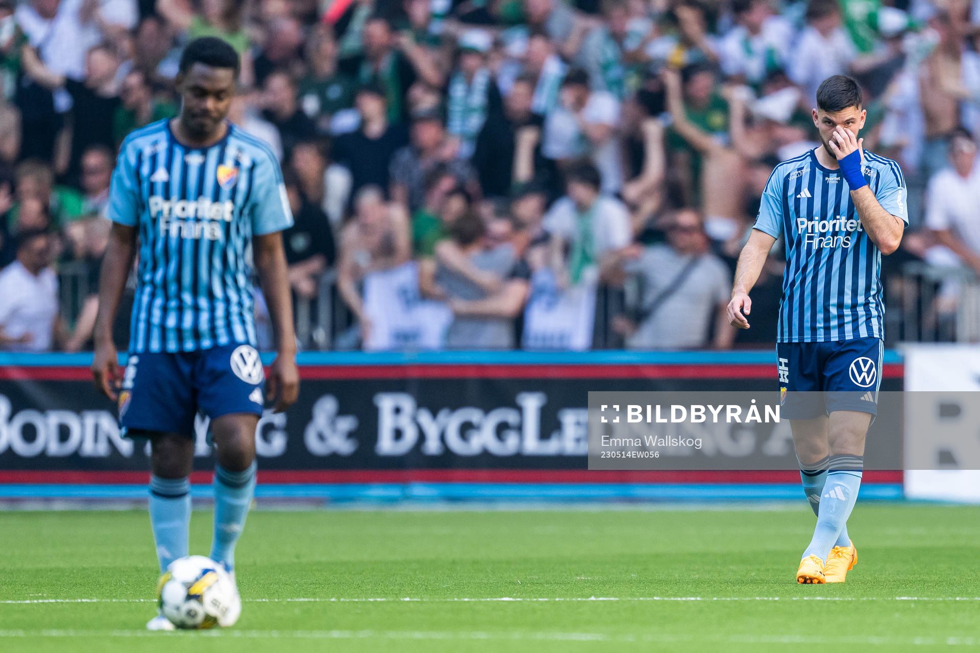 Djurgårdens Besard Sabovic deppar