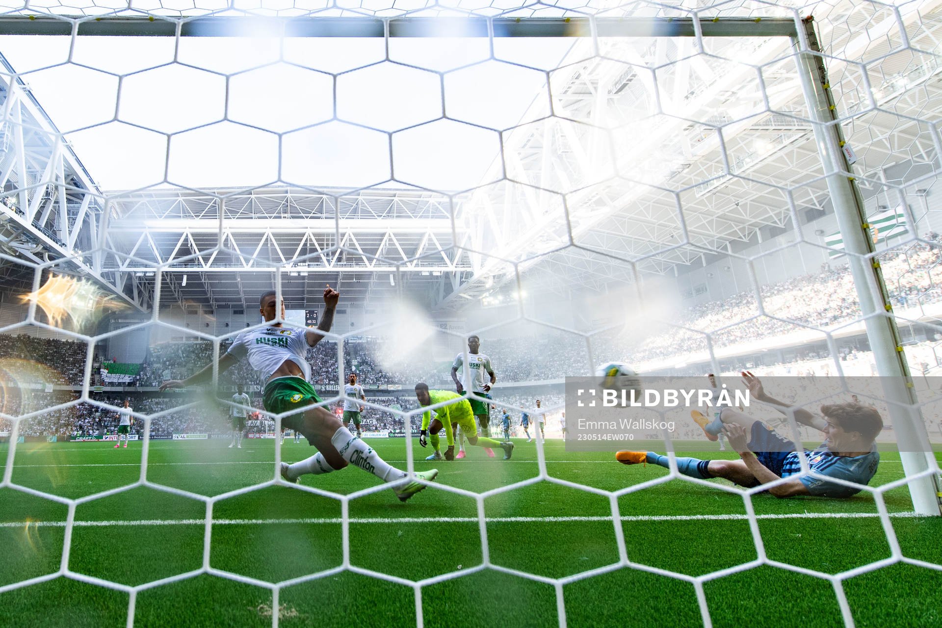 Hammarbys Edvin Kurtulus gör självmål 2-1