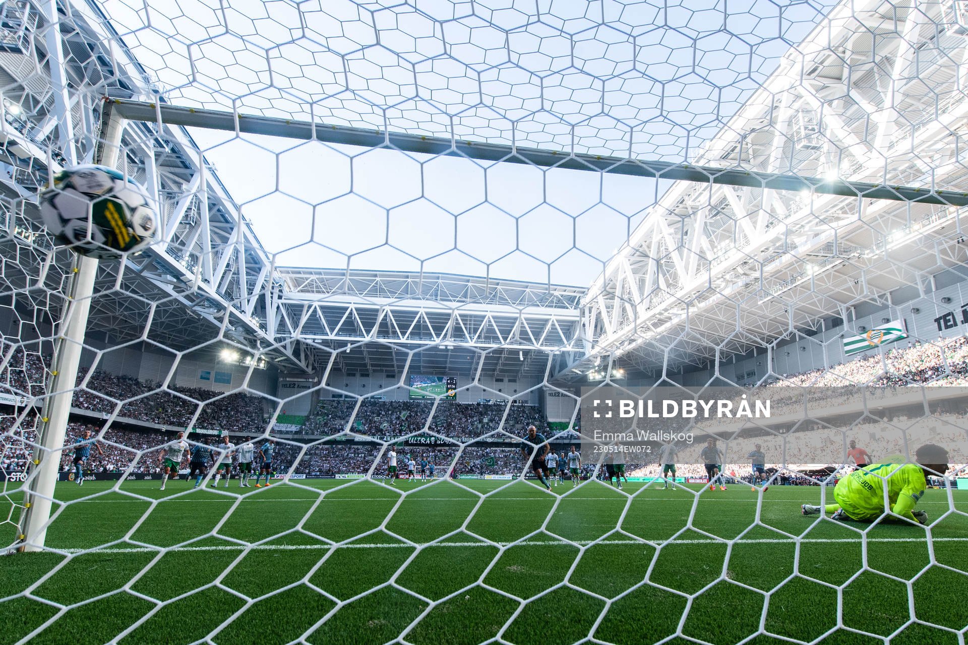 Djurgårdens Marcus Danielson gör 4-3 bakom Hammarbys