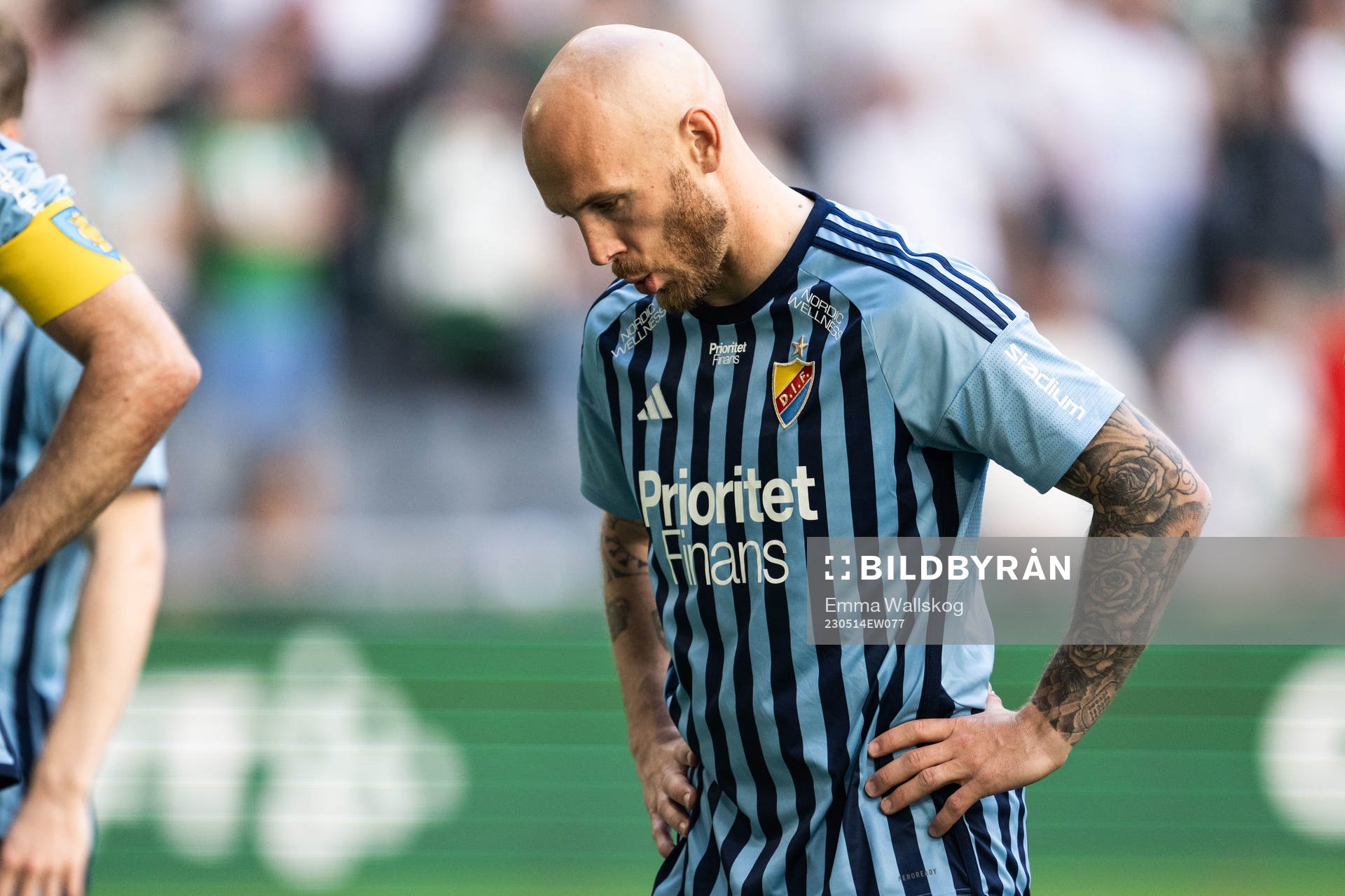 Djurgårdens Magnus Eriksson deppar