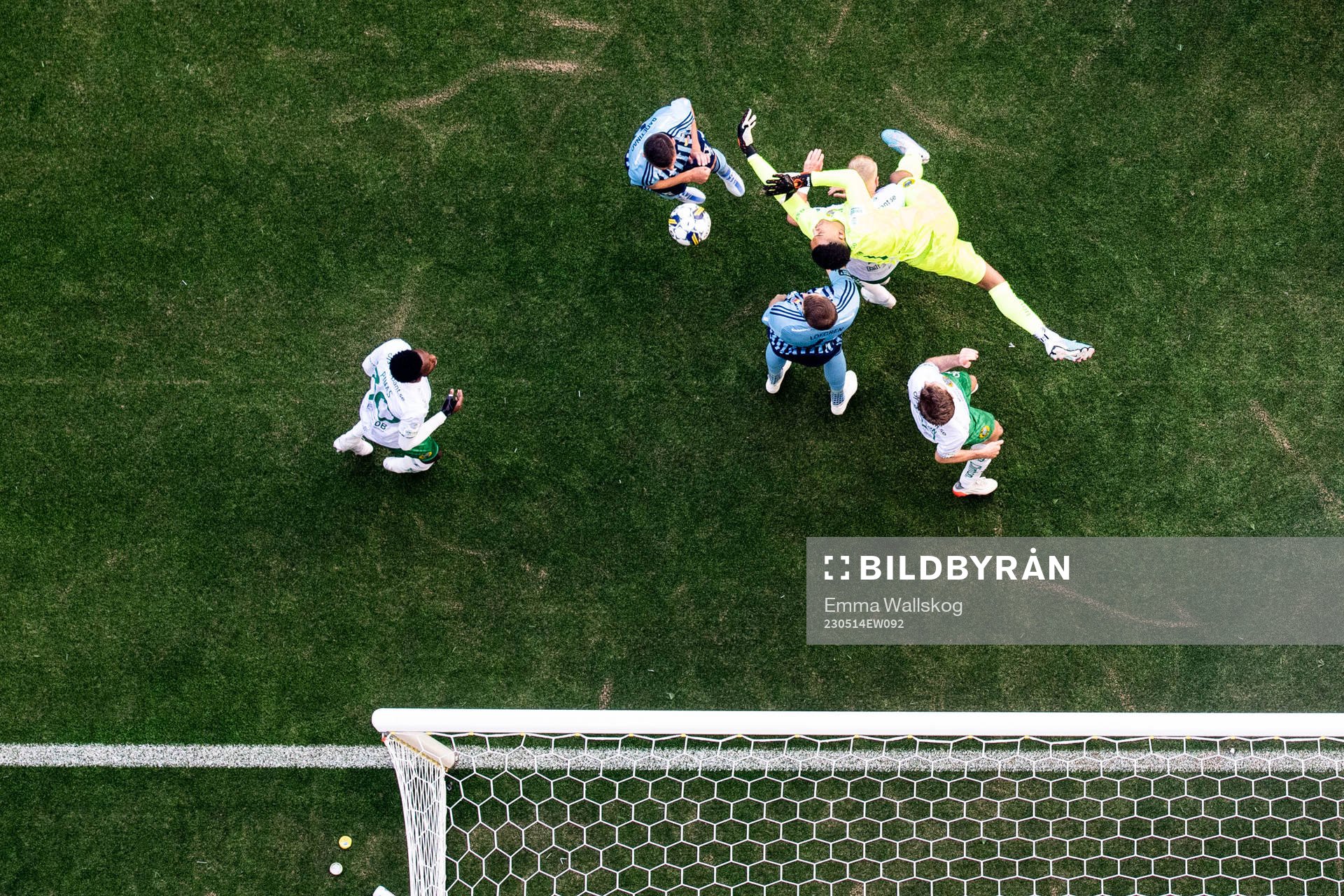 Djurgårdens Haris Radetinac gör 3-2 bakom Hammarbys