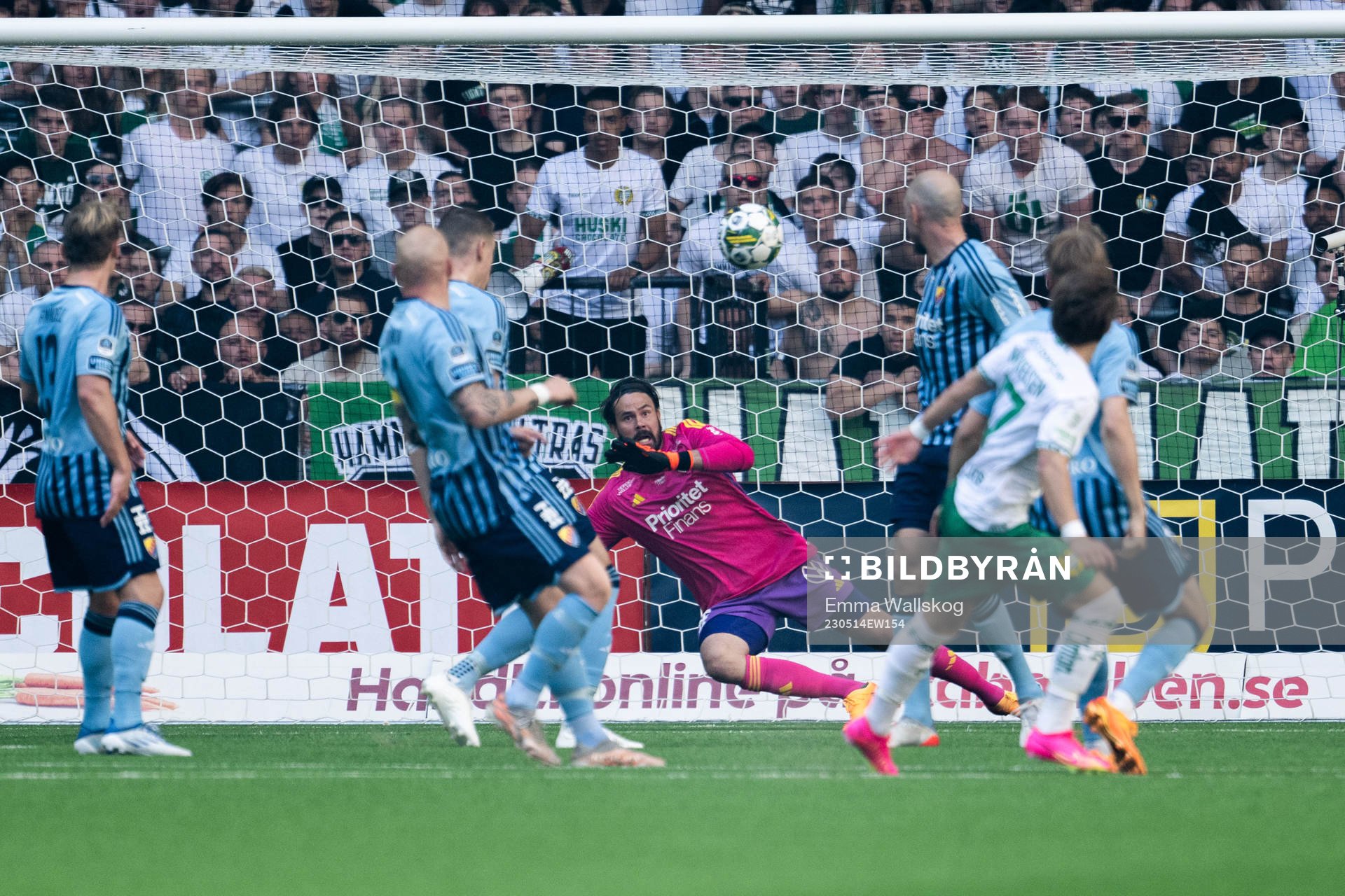 Hammarbys August Mikkelsen gör 3-1 bakom Djurgårdens