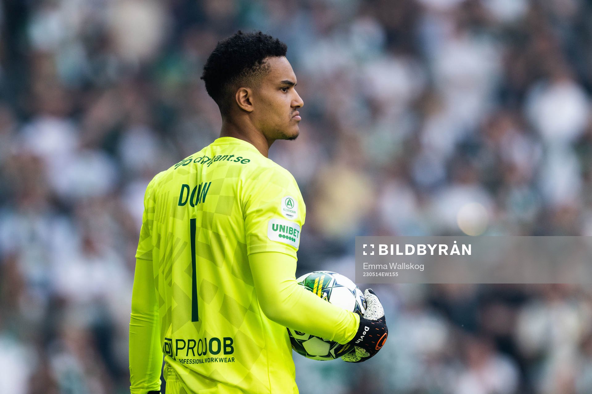 Hammarbys målvakt Oliver Dovin