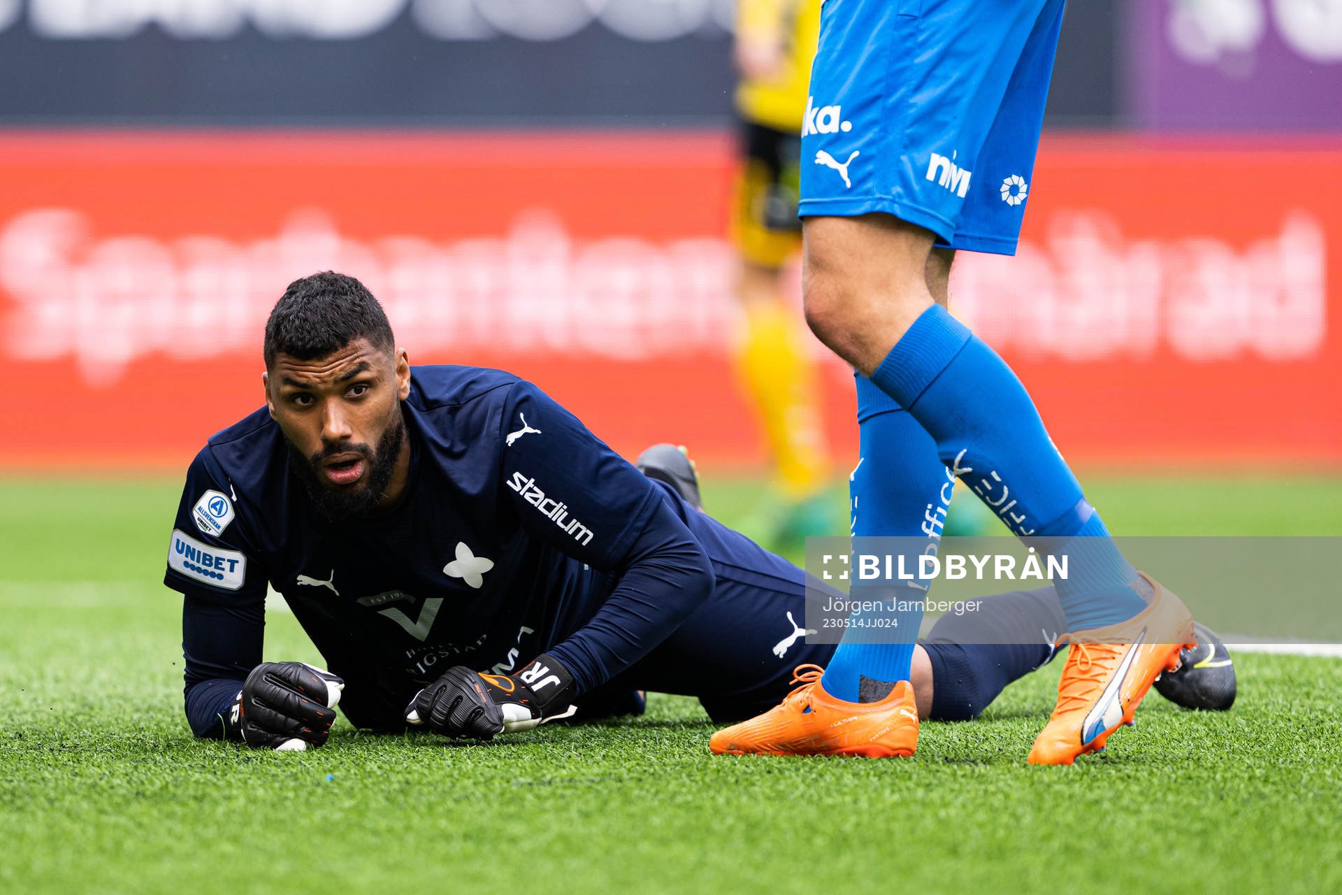 Värnamos målvakt Jonathan Ursin Rasheed