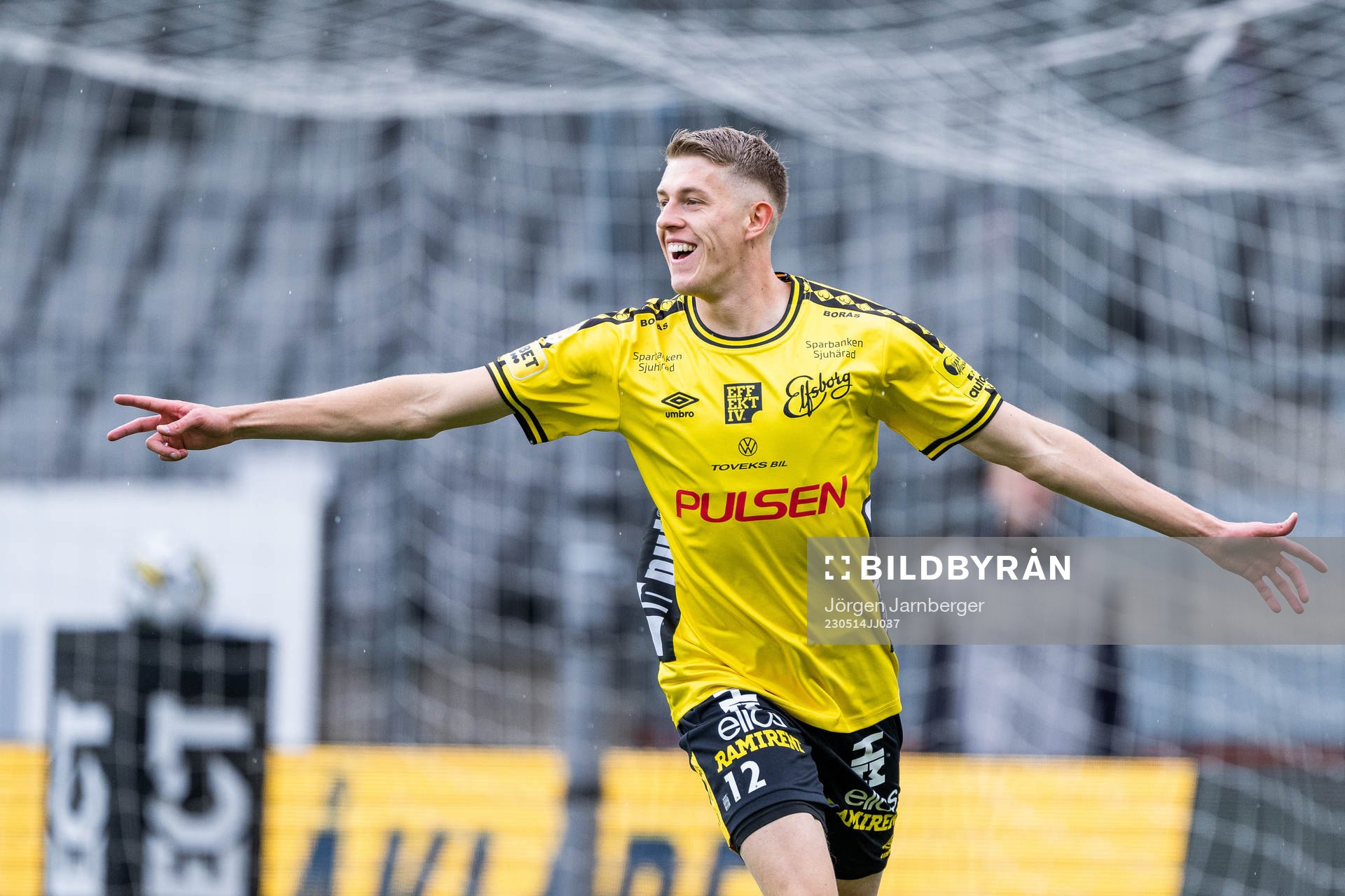 Elfsborgs Alexander Bernhardsson jublar