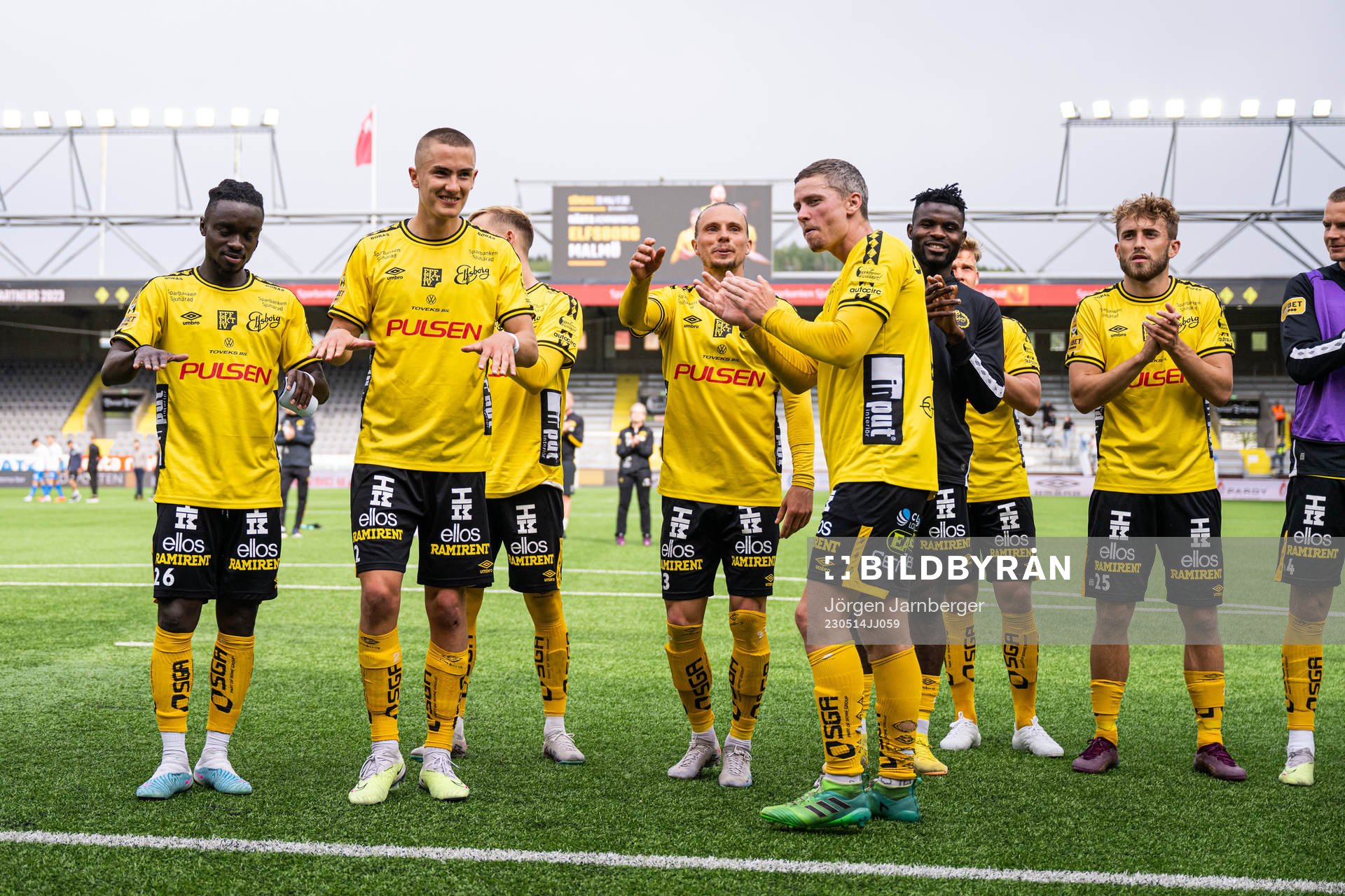 Elfsborgs Timothy Noor Ouma, Emmanuel Boateng, Gustaf