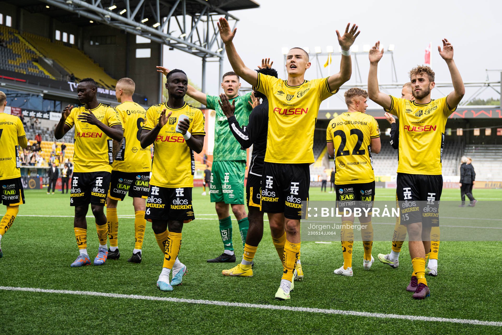 Elfsborgs Emmanuel Boateng, Gustaf Lagerbielke och Jack