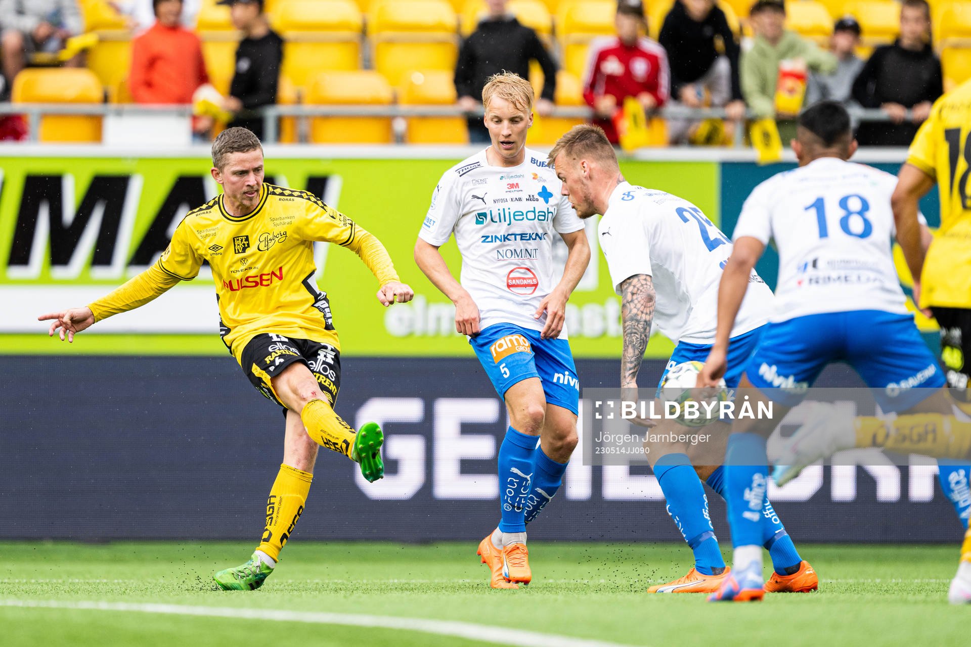 Elfsborgs Andre Ibsen Rømer och Värnamos Victor Larsson