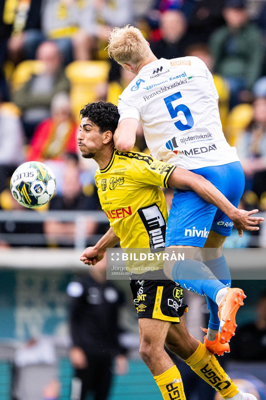 Elfsborgs Ahmed Qasem och Värnamos Victor Larsson