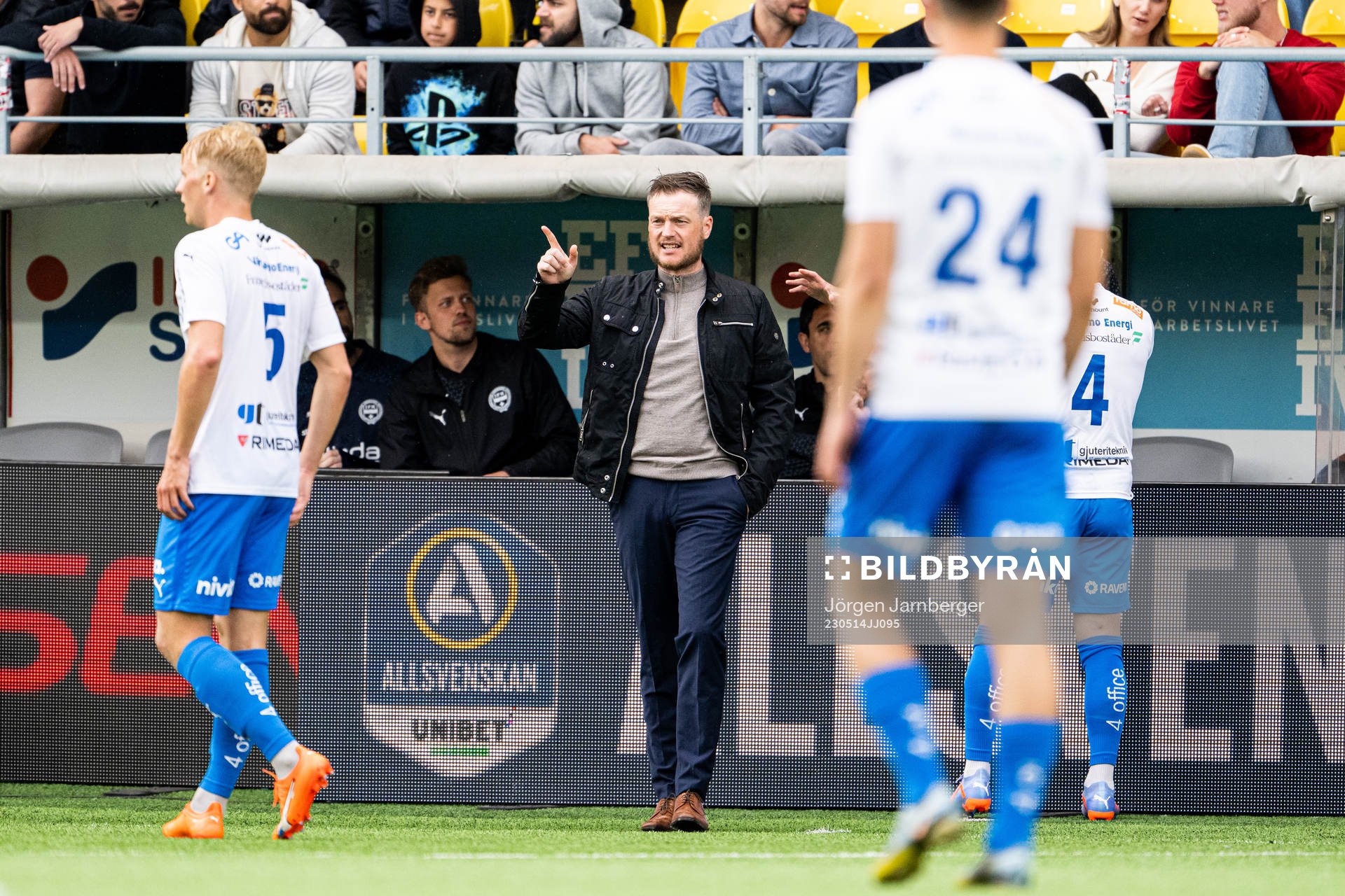 Värnamos tränare Kim Hellberg