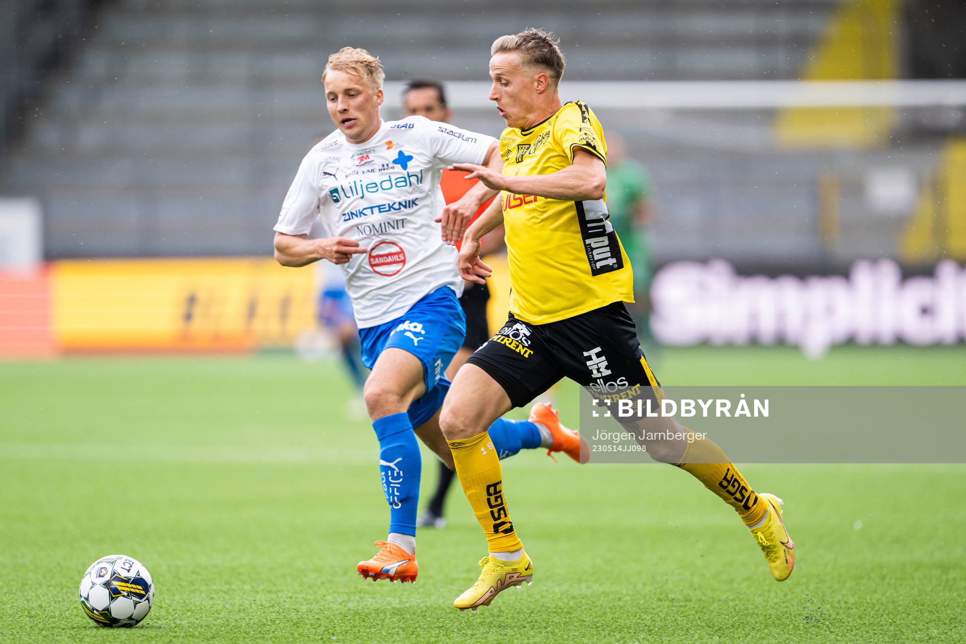 Elfsborgs Jeppe Møldrup Okkels och Värnamos Victor Larsson