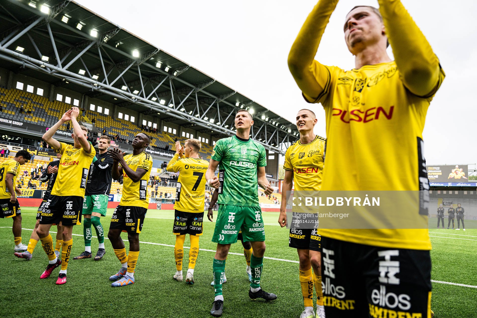 uElfsborgs spelare jublar