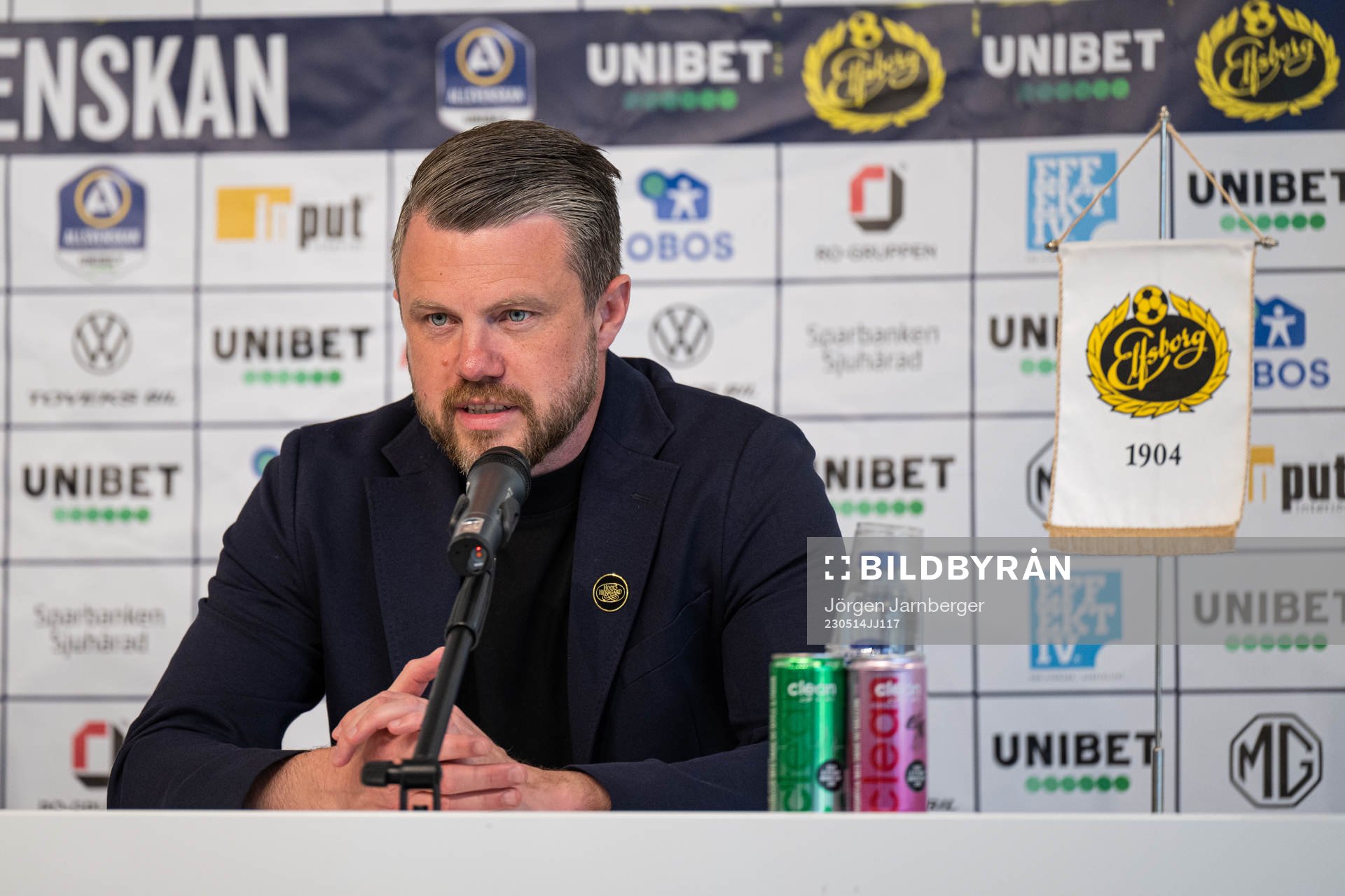 Elfsborgs manager Jimmy Thelin