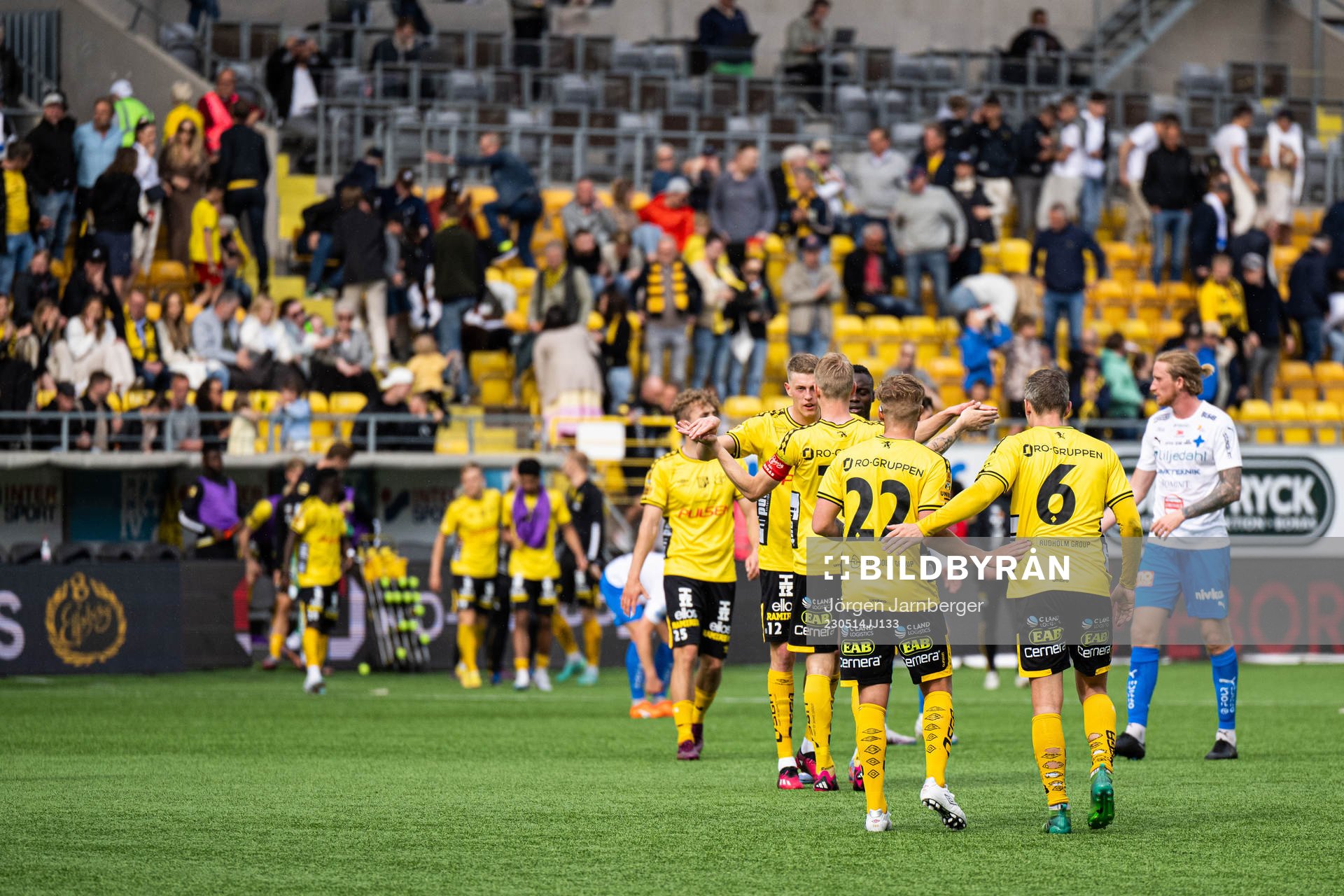 Elfsborgs spelare jublar