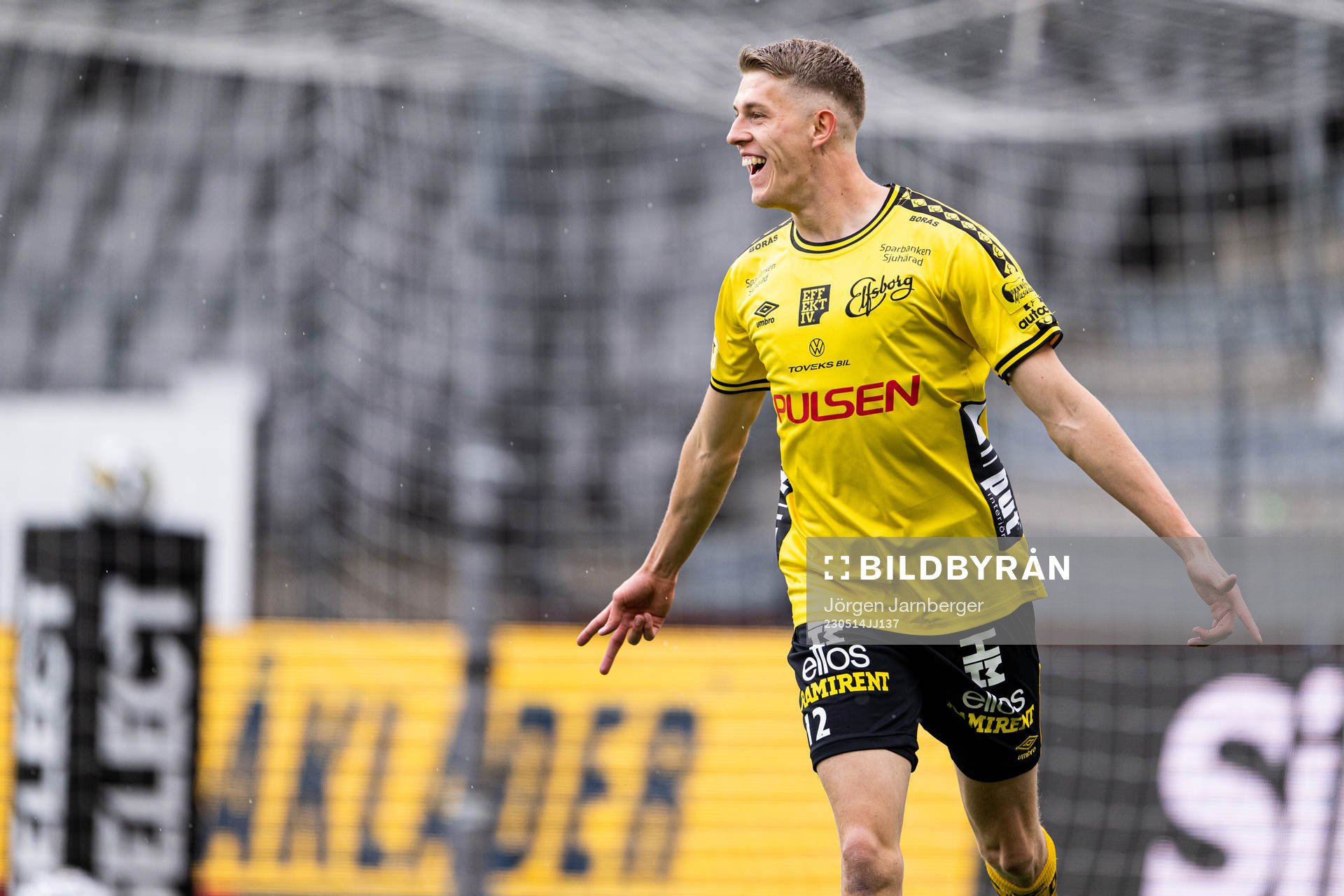 Elfsborgs Alexander Bernhardsson jublar